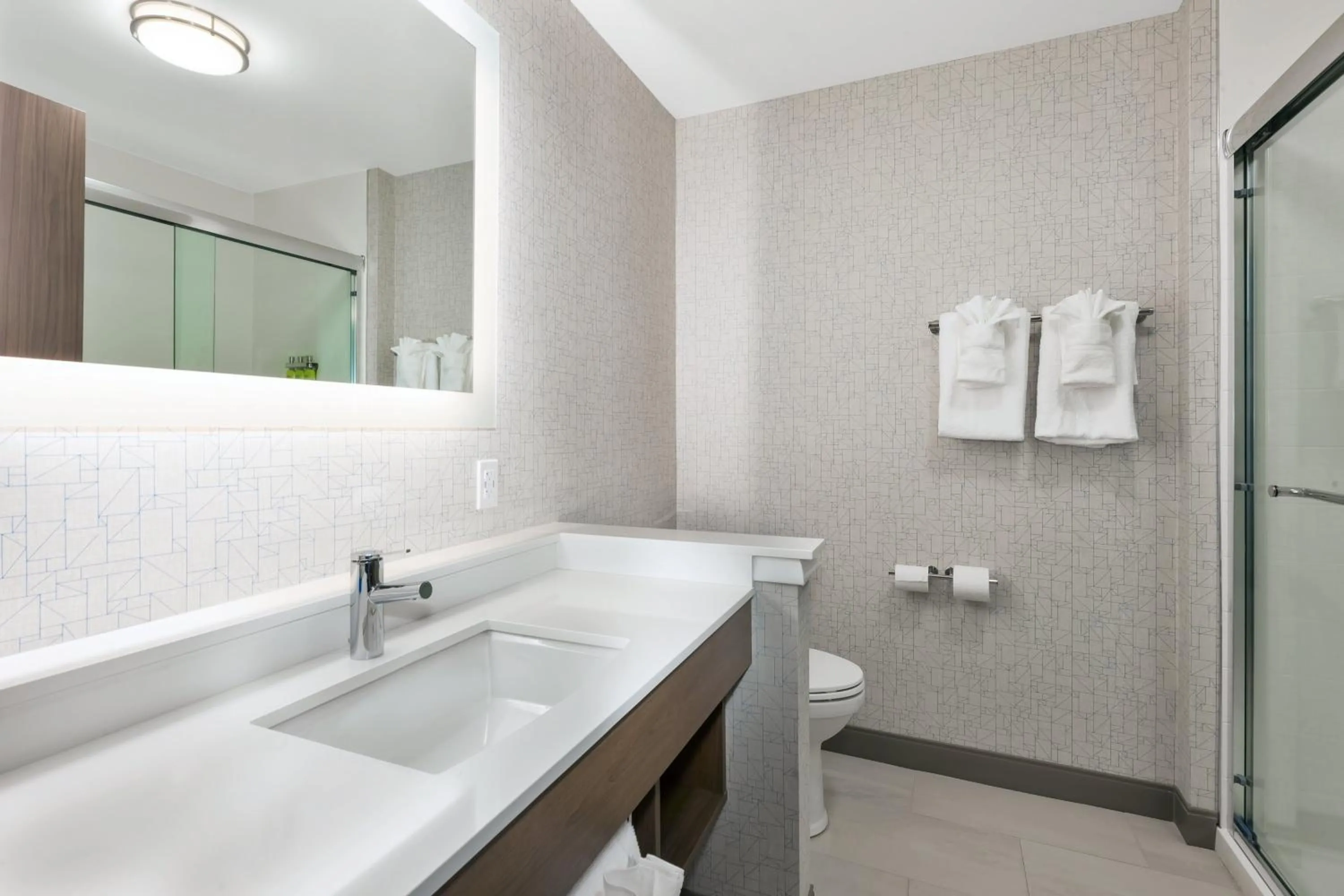 Bathroom in Holiday Inn Express & Suites - Grand Rapids Airport - South by IHG