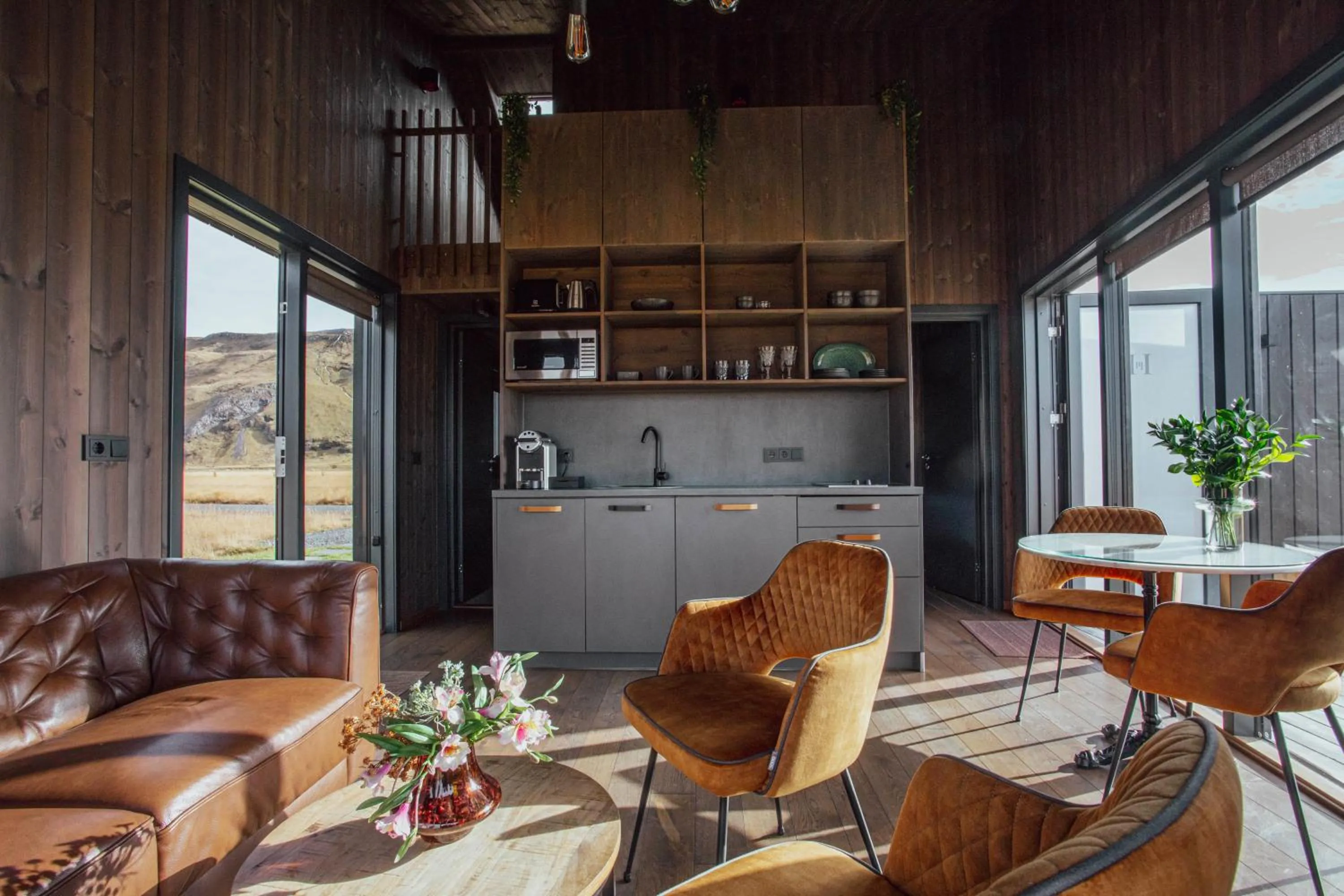 Kitchen or kitchenette in Seljalandsfoss Horizons