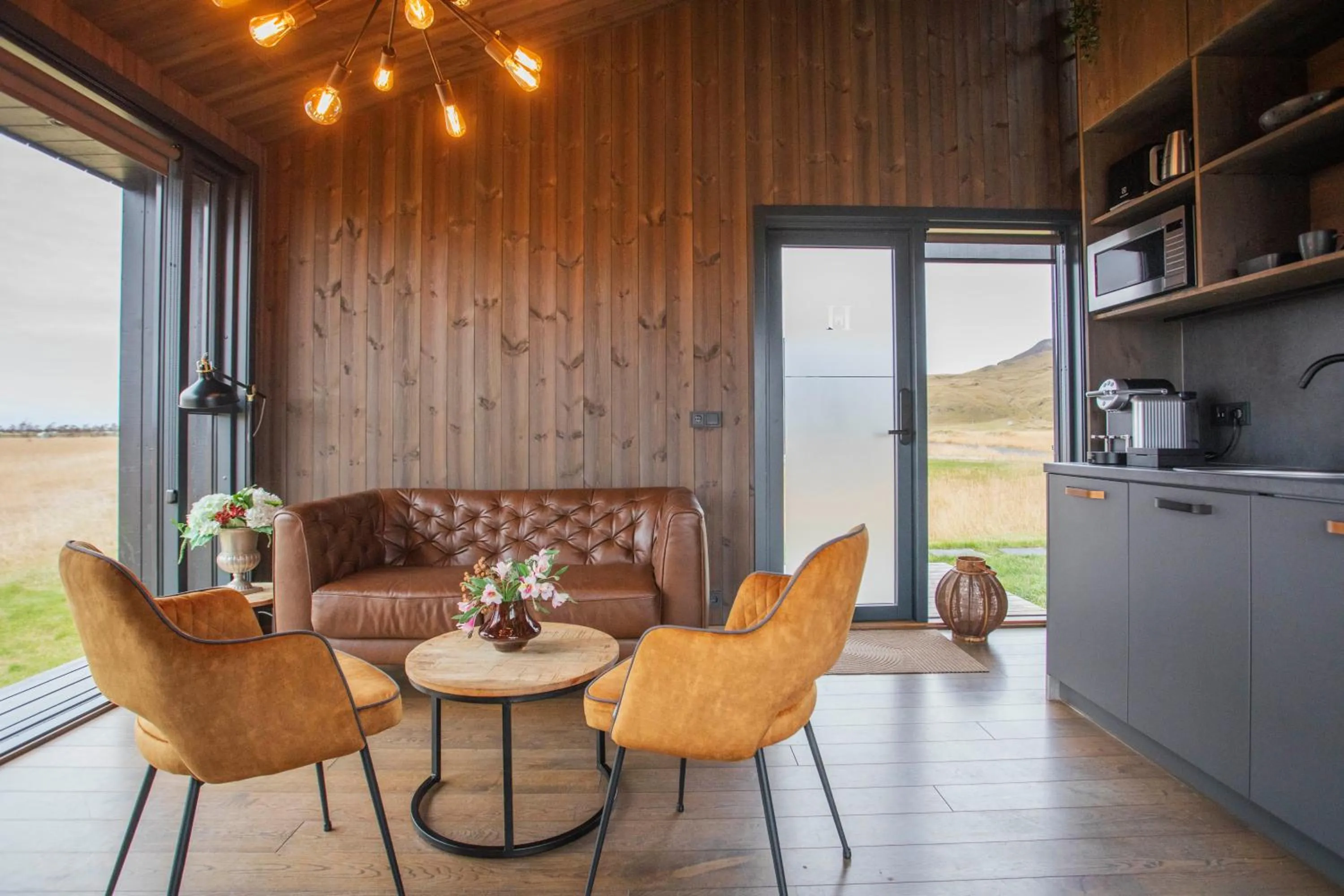 Kitchen or kitchenette in Seljalandsfoss Horizons