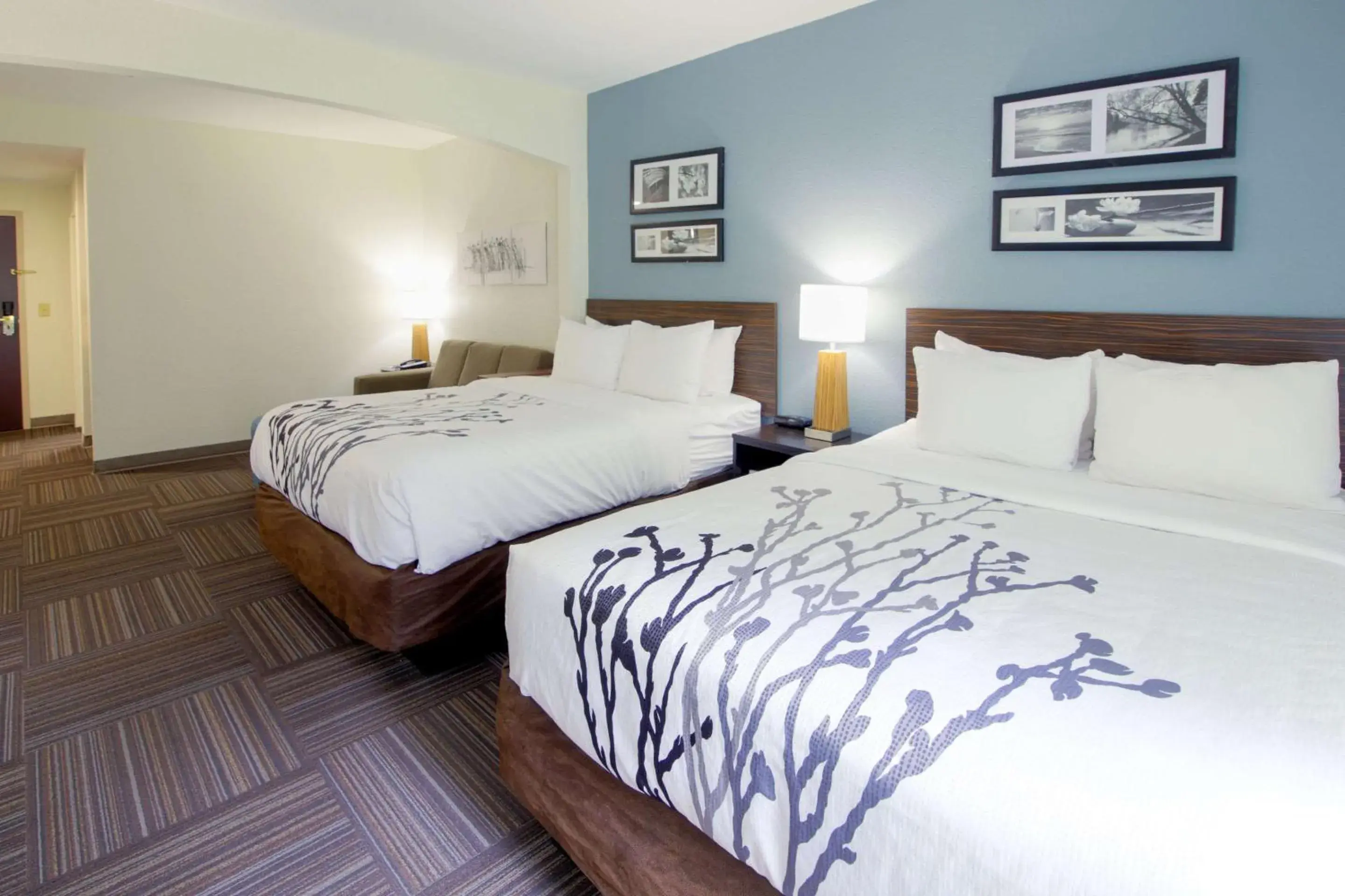 Queen Suite with Two Queen Beds and Sofa Bed and Kitchenette - Non Smoking in Sleep Inn & Suites Chesapeake - Portsmouth Queen Suite with Two Queen Beds and Sofa Bed and Kitchenette - Non Smoking in Sleep Inn & Suites Chesapeake - Portsmouth