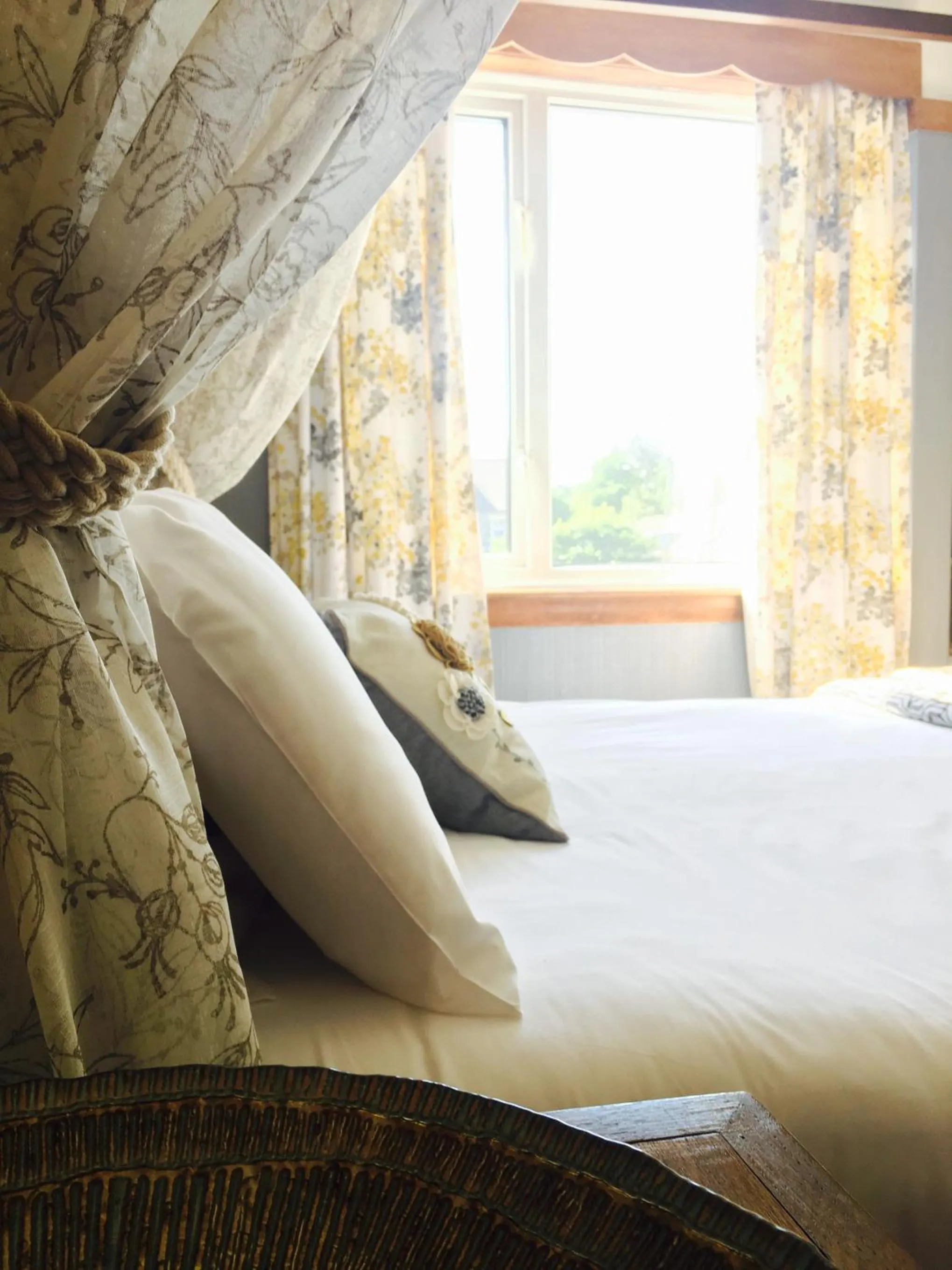 Bed in The Inn on the Moor Hotel