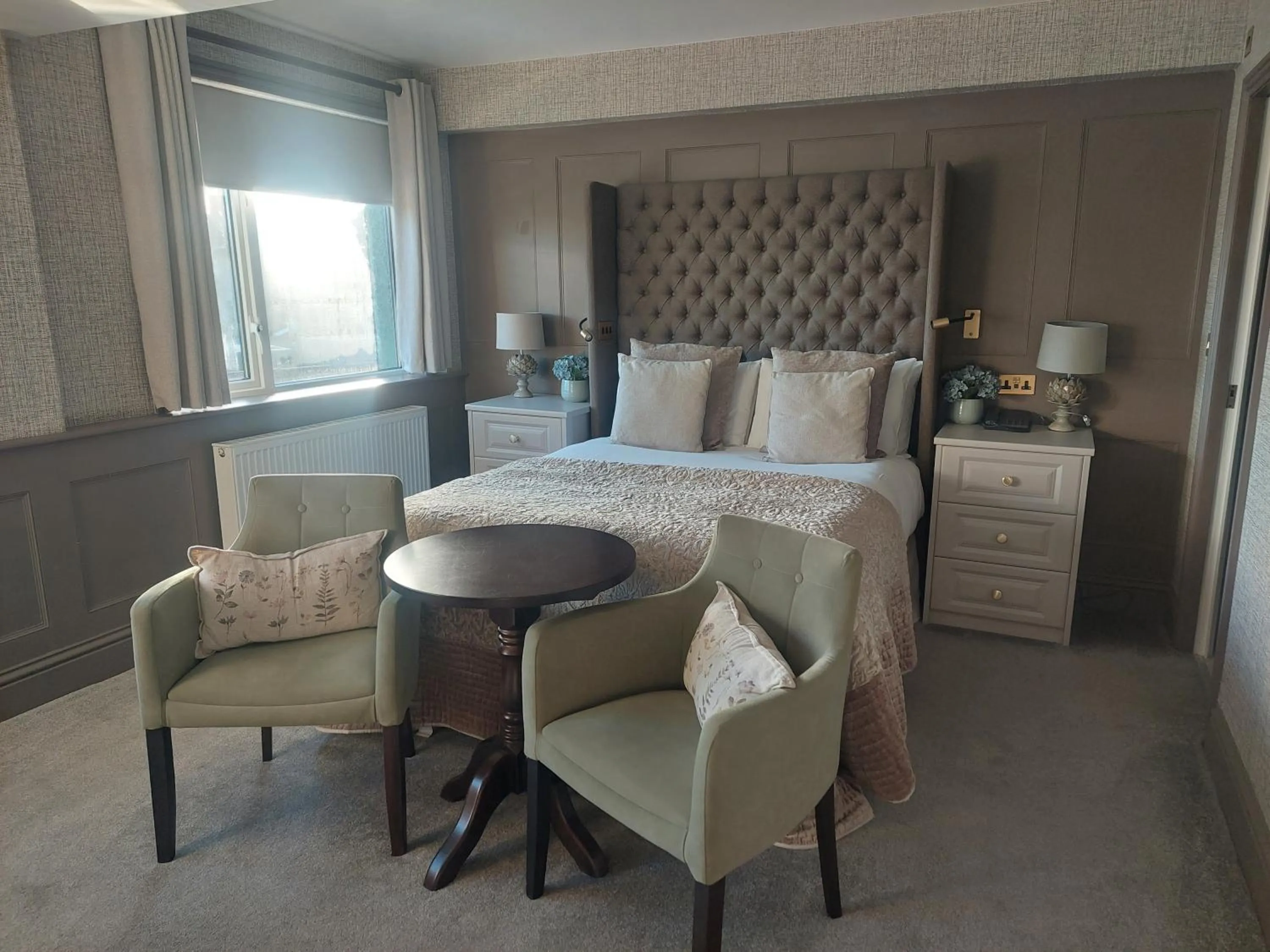 Bed in The Inn on the Moor Hotel