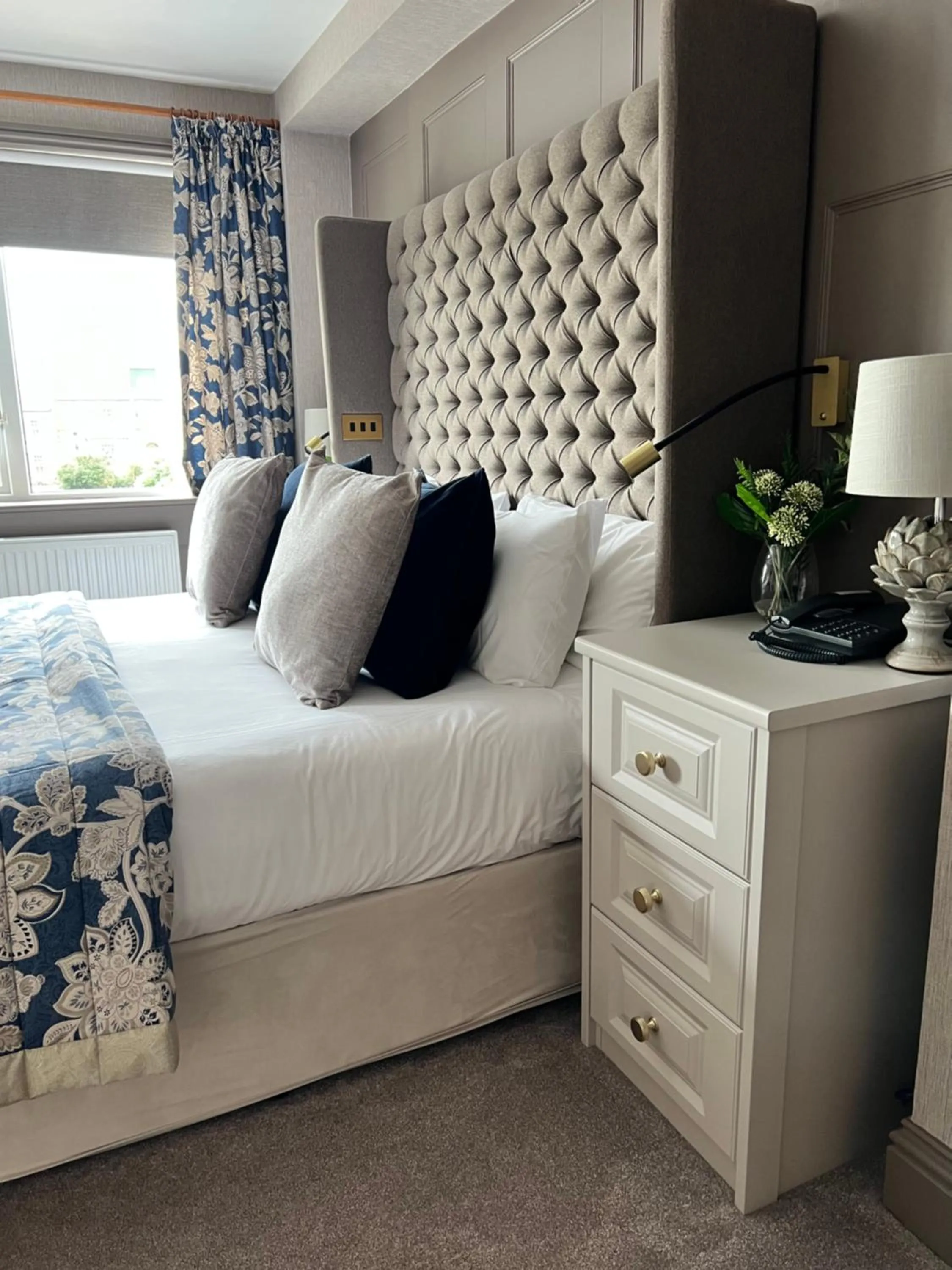 Bed in The Inn on the Moor Hotel