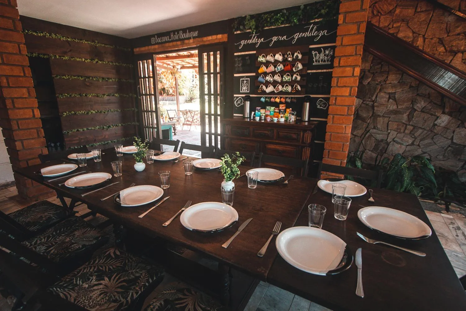 Dining area in Bacana Hotel Boutique