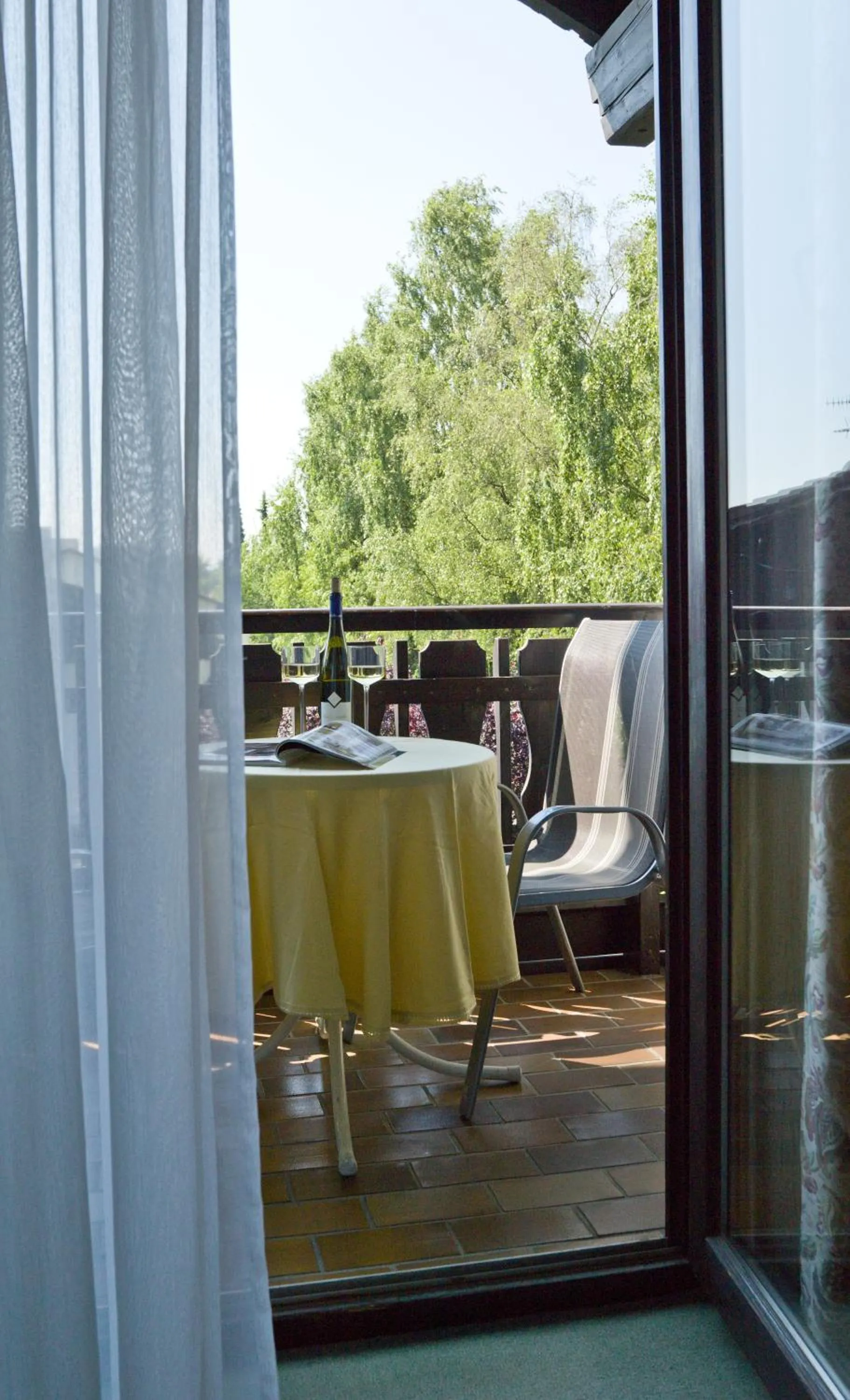 Balcony/Terrace in Hotel Garni Vier Jahreszeiten