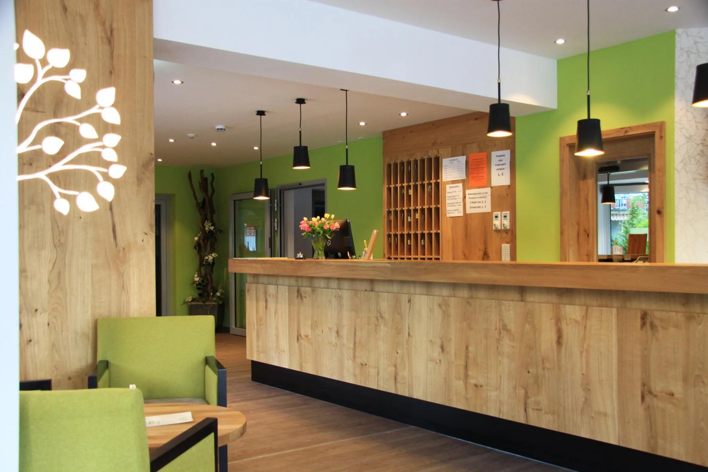 Lobby or reception in Hotel Garni Vier Jahreszeiten