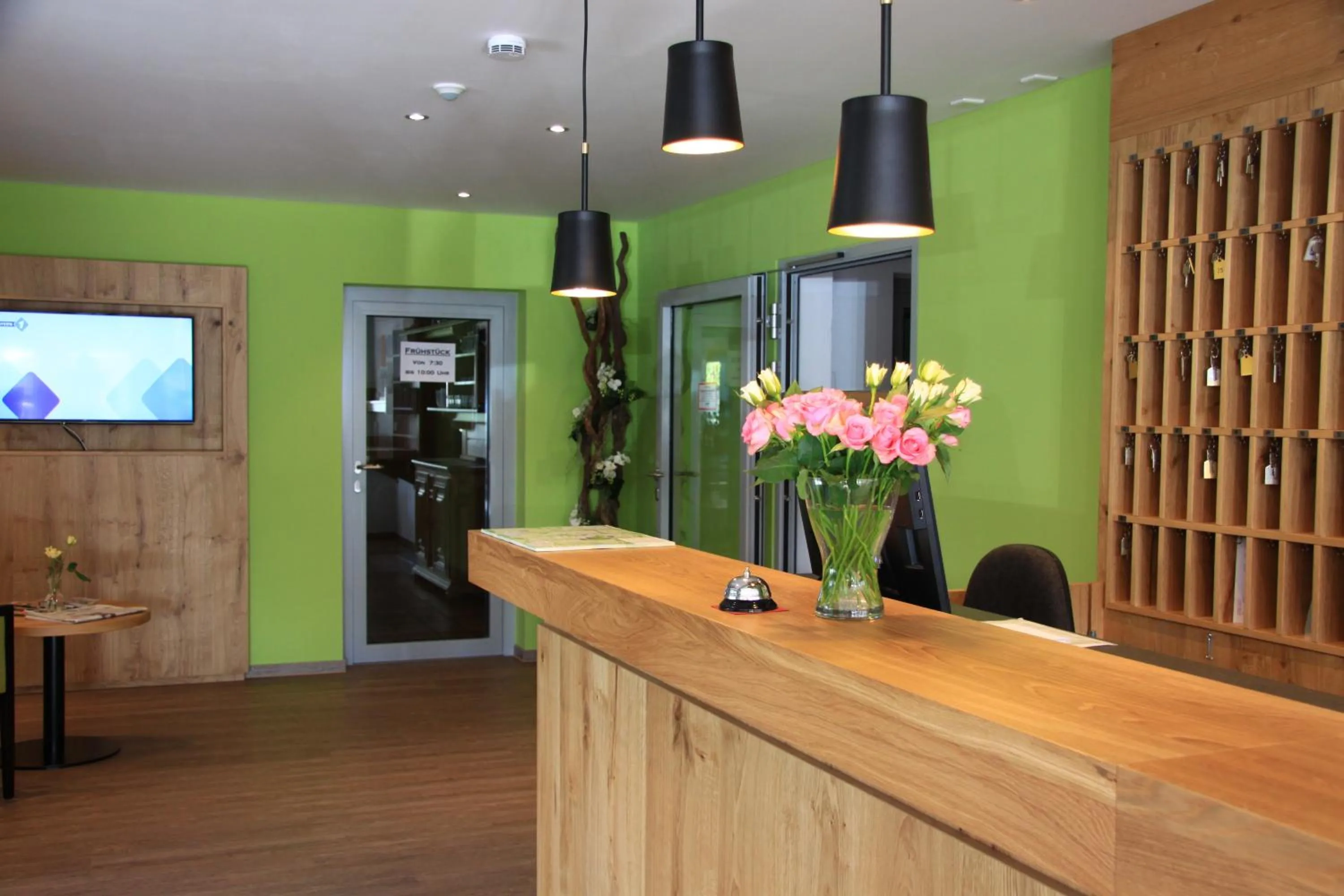 Lobby or reception in Hotel Garni Vier Jahreszeiten