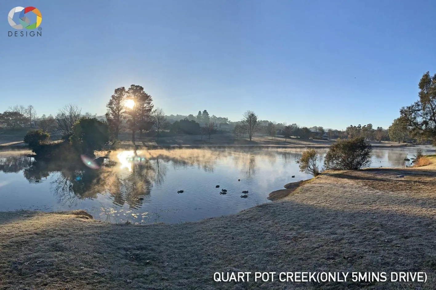 Natural landscape in Granny Flat next to golf course