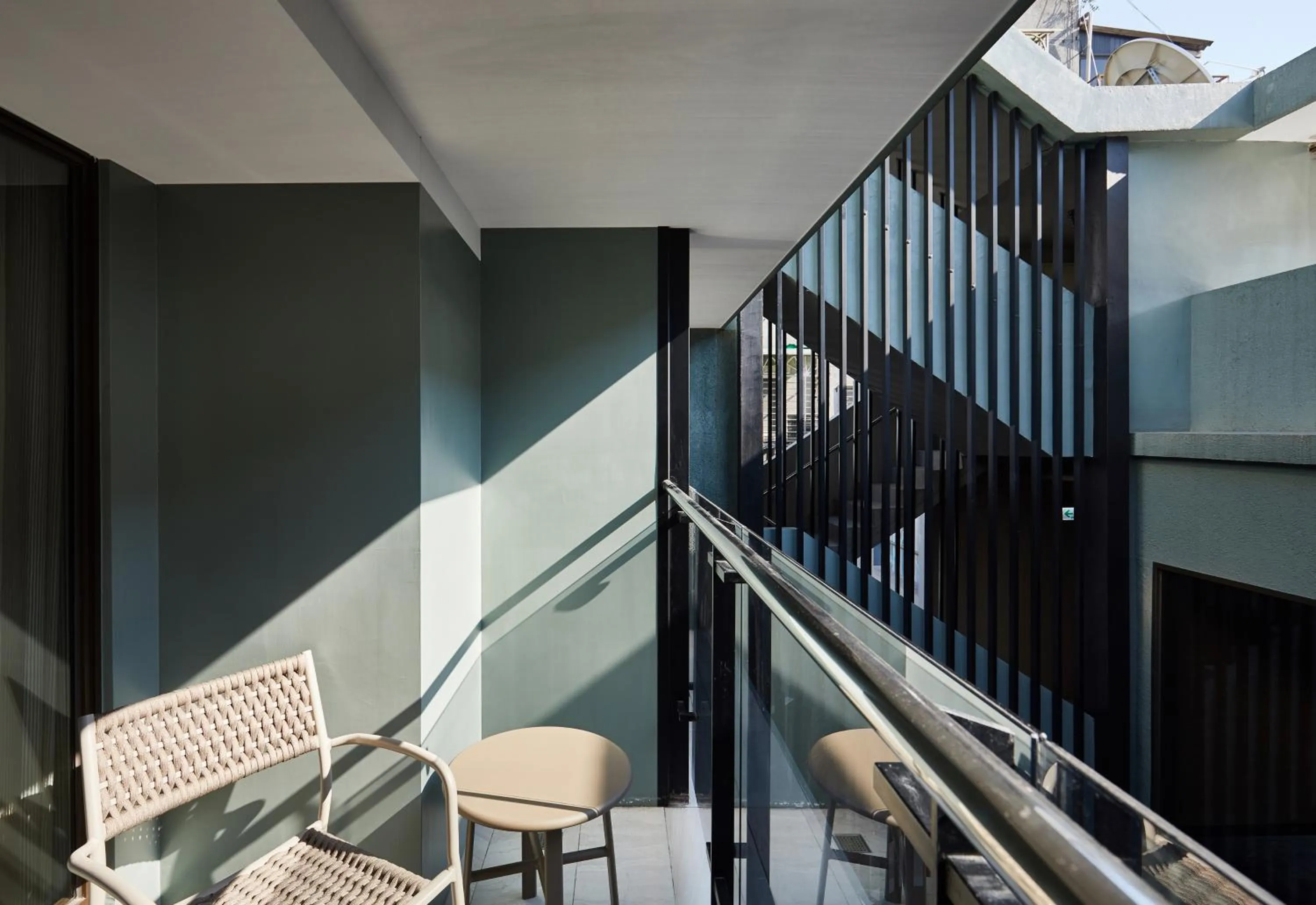 Balcony/Terrace in Tango Inn Taipei ZhongShan