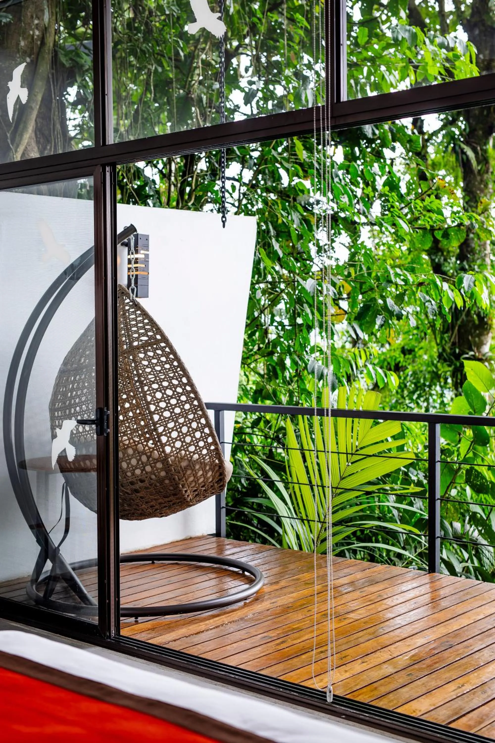 Garden view in Sangregado Lodge