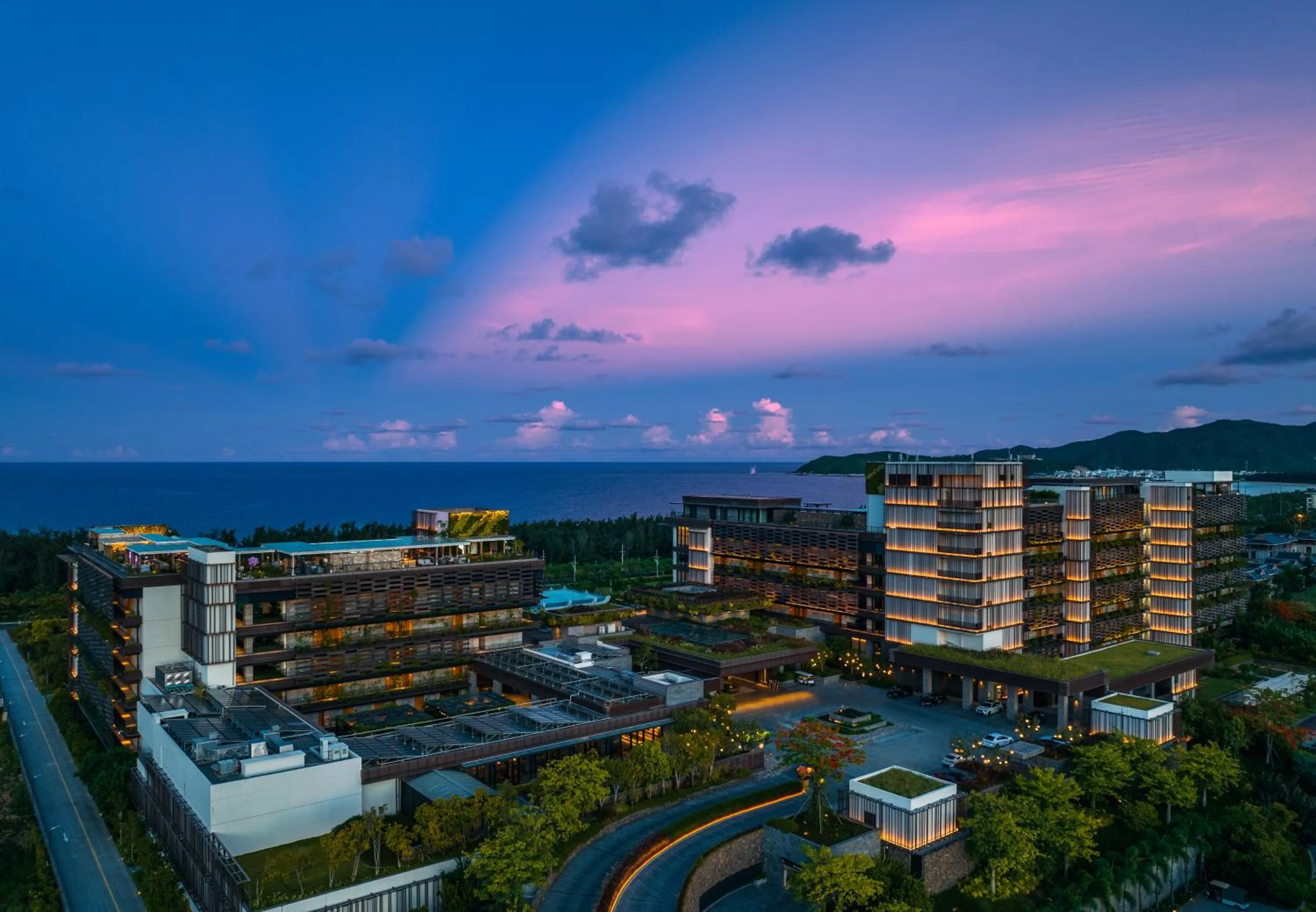 Property building in Sunshine Yi Hotel Haitang Bay, Sanya, previously a 1 Hotel