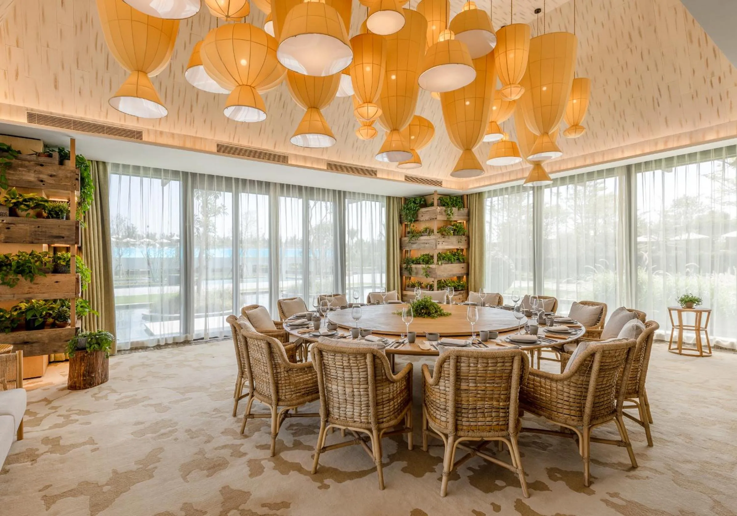 Dining area in 1 Hotel Haitang Bay, Sanya