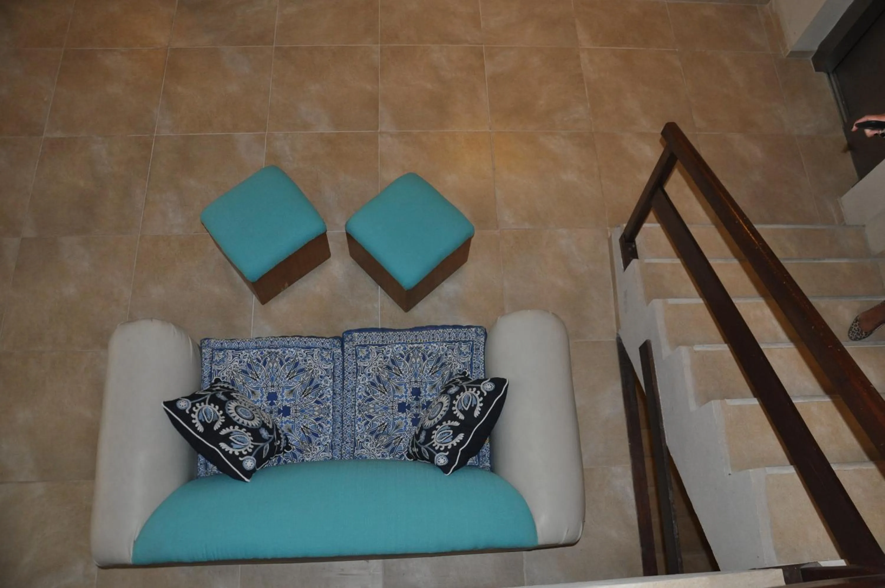 Communal lounge/ TV room in Hotel Victoria