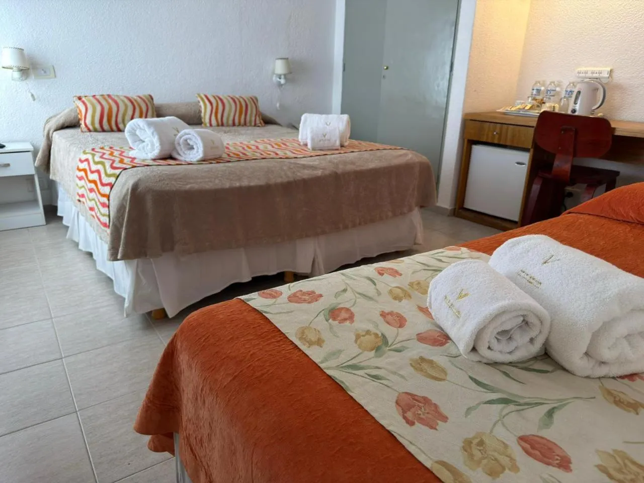 Bed in Hotel Victoria