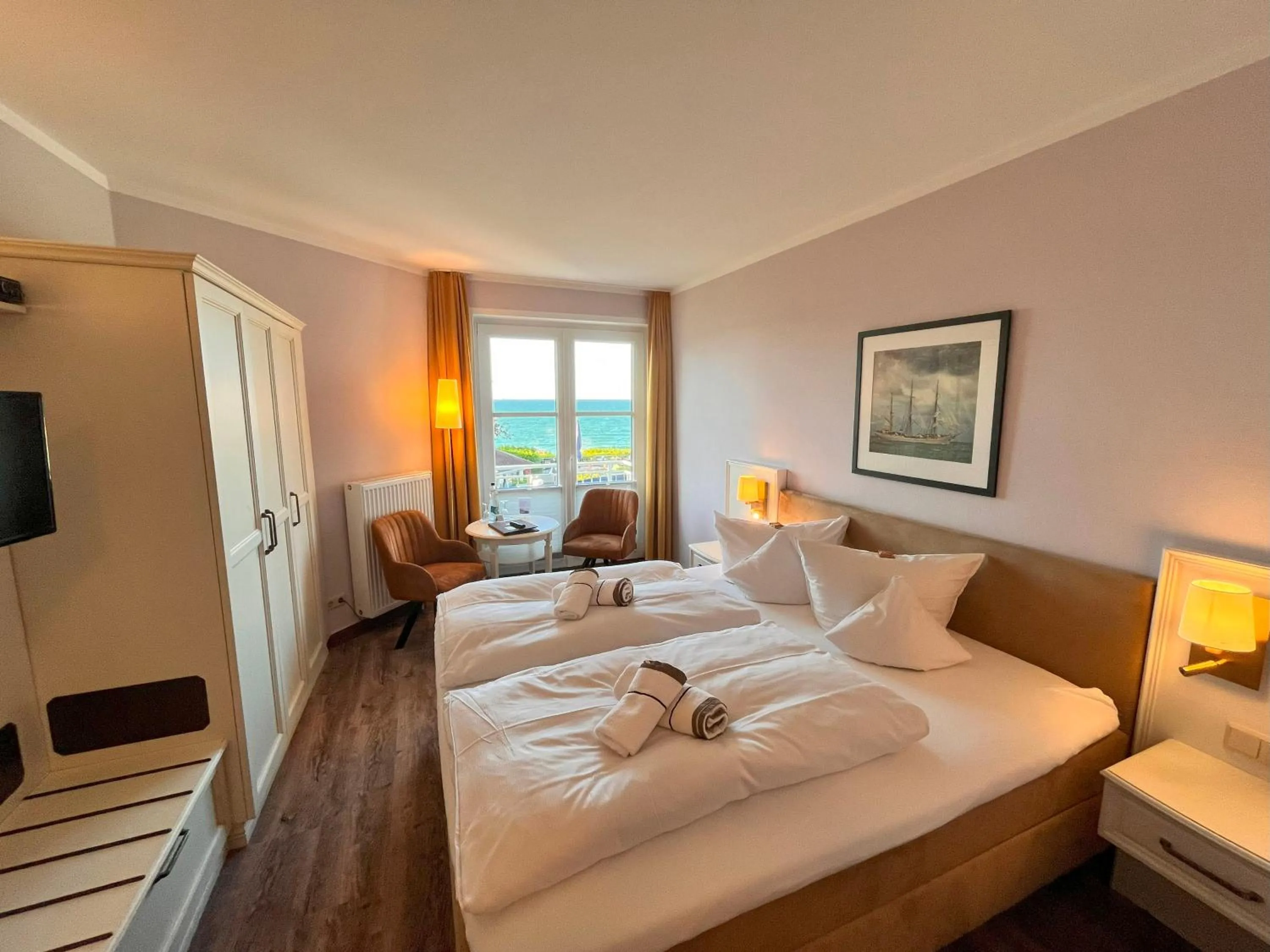 Bed in Hotel Wilhelmshöhe