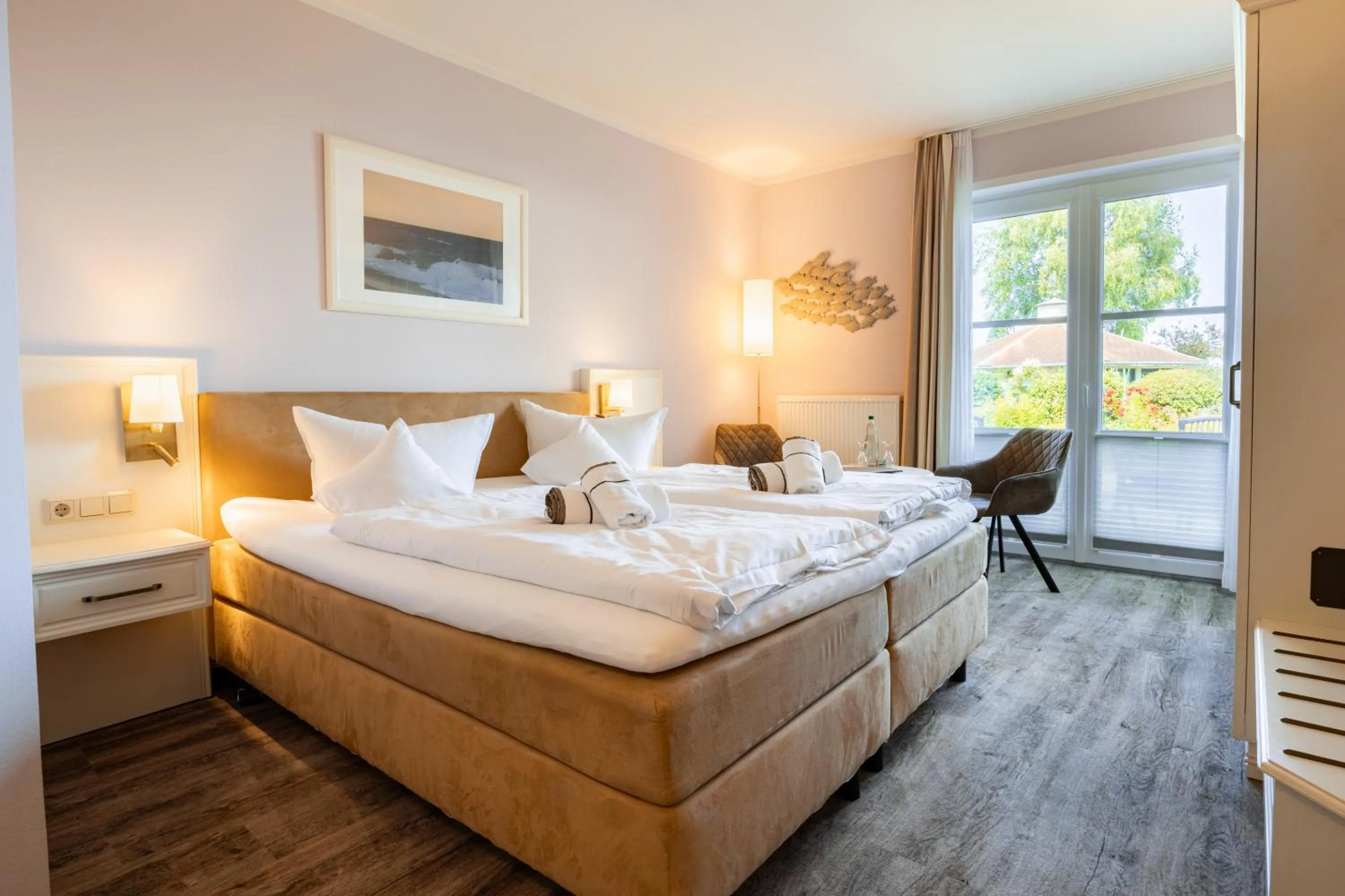 Bed in Hotel Wilhelmshöhe