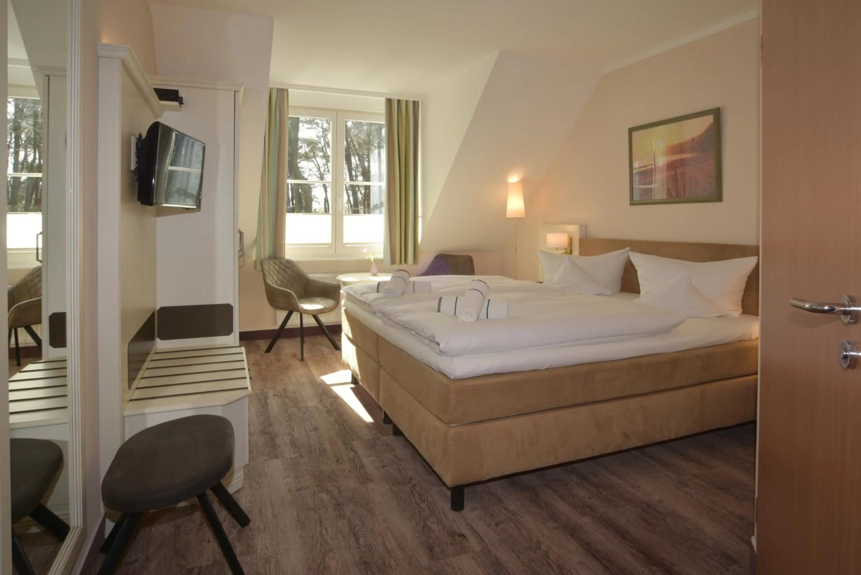 Bed in Hotel Wilhelmshöhe