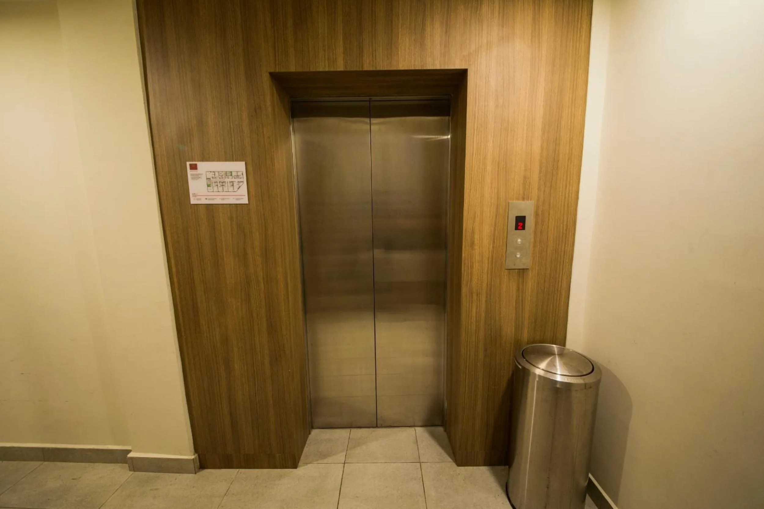 elevator in The Point Boutique Hotel
