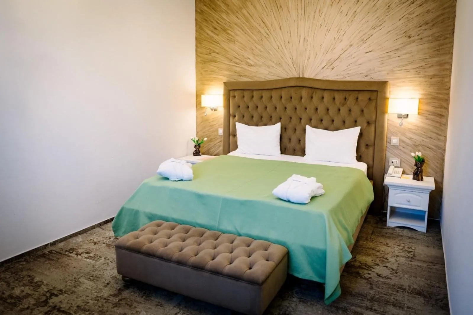 Bed in Hotel La Belle Epoque