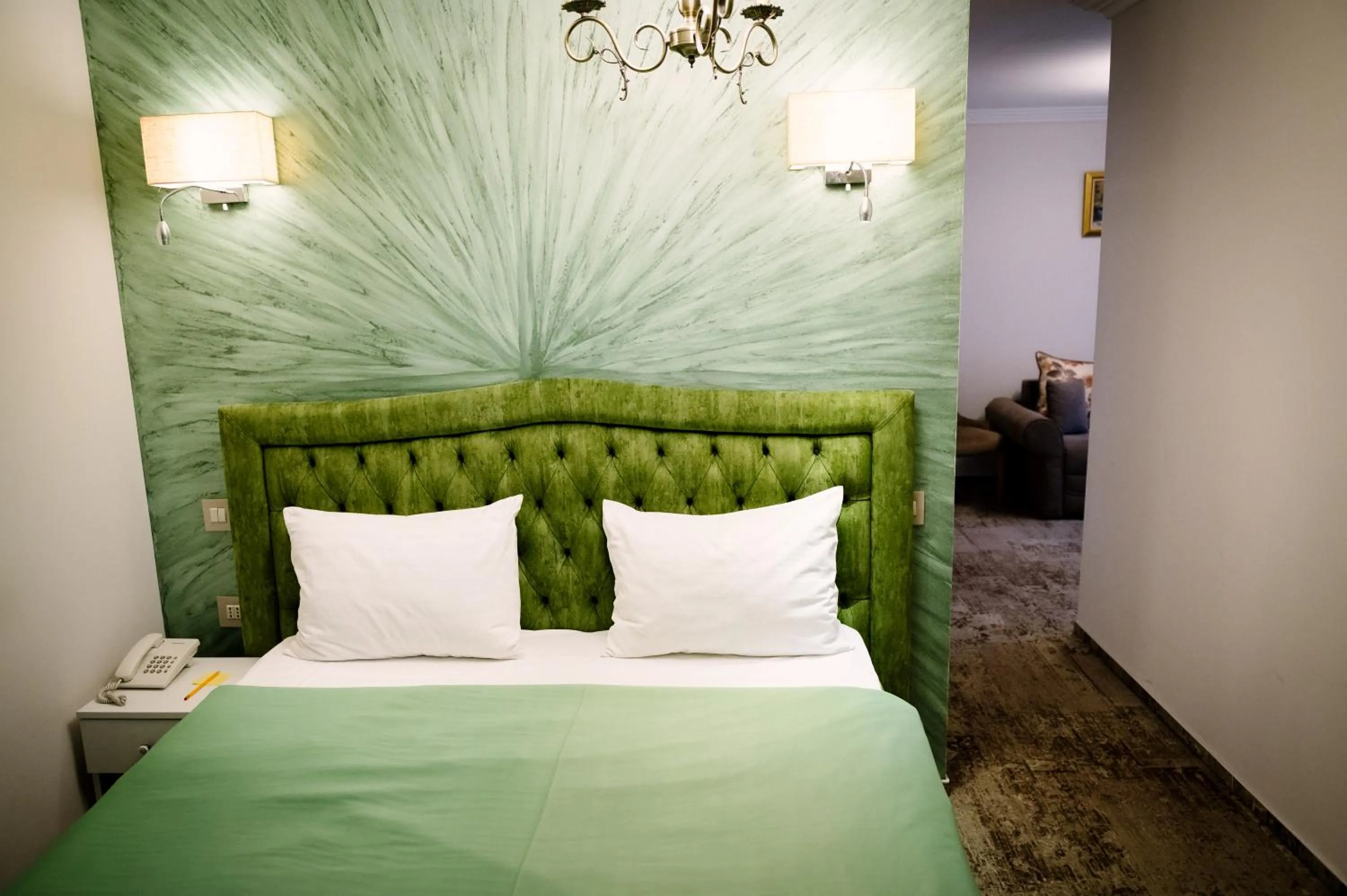 Bed in Hotel La Belle Epoque