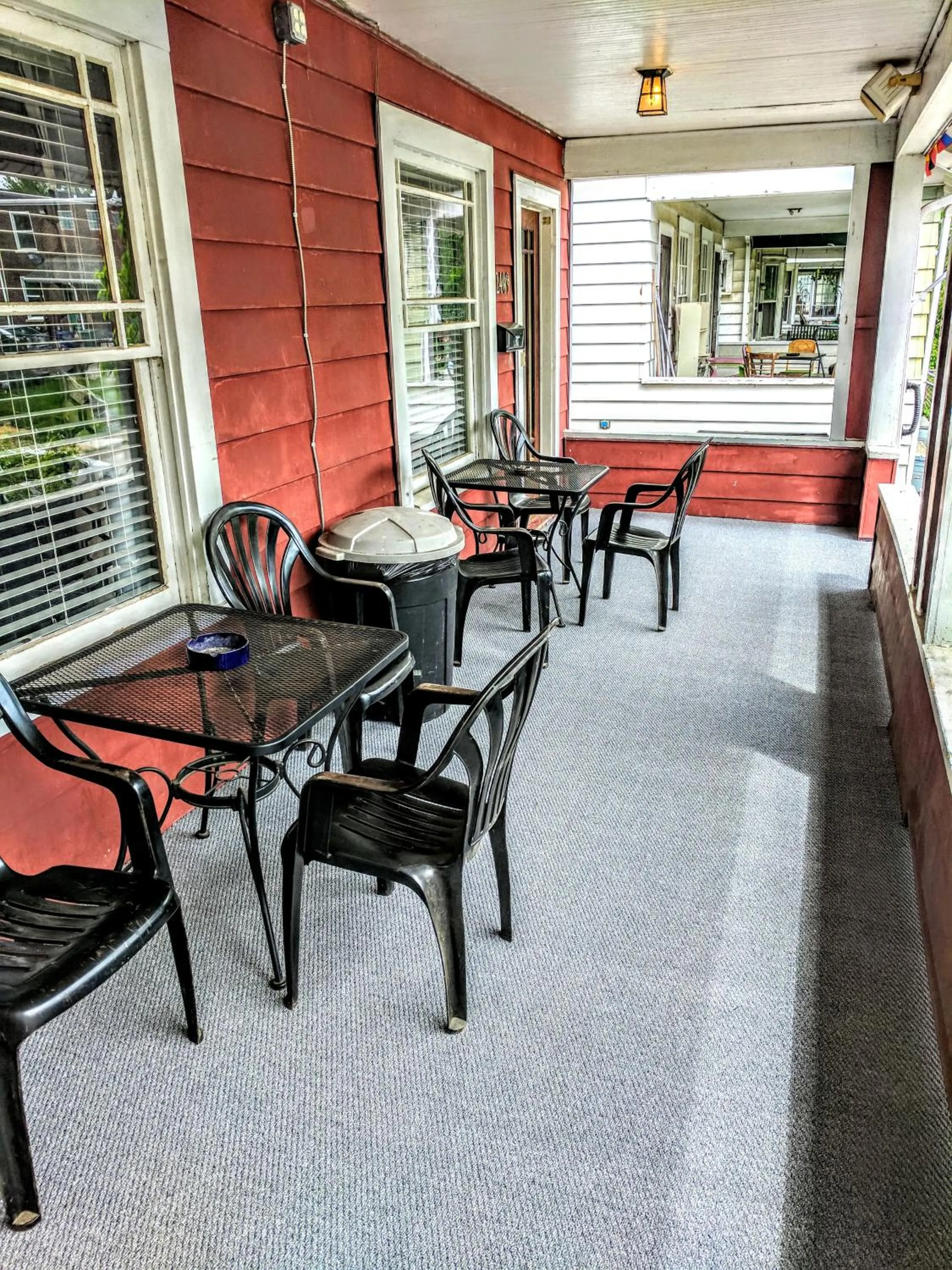 Patio in The Wayfaring Buckeye Hostel