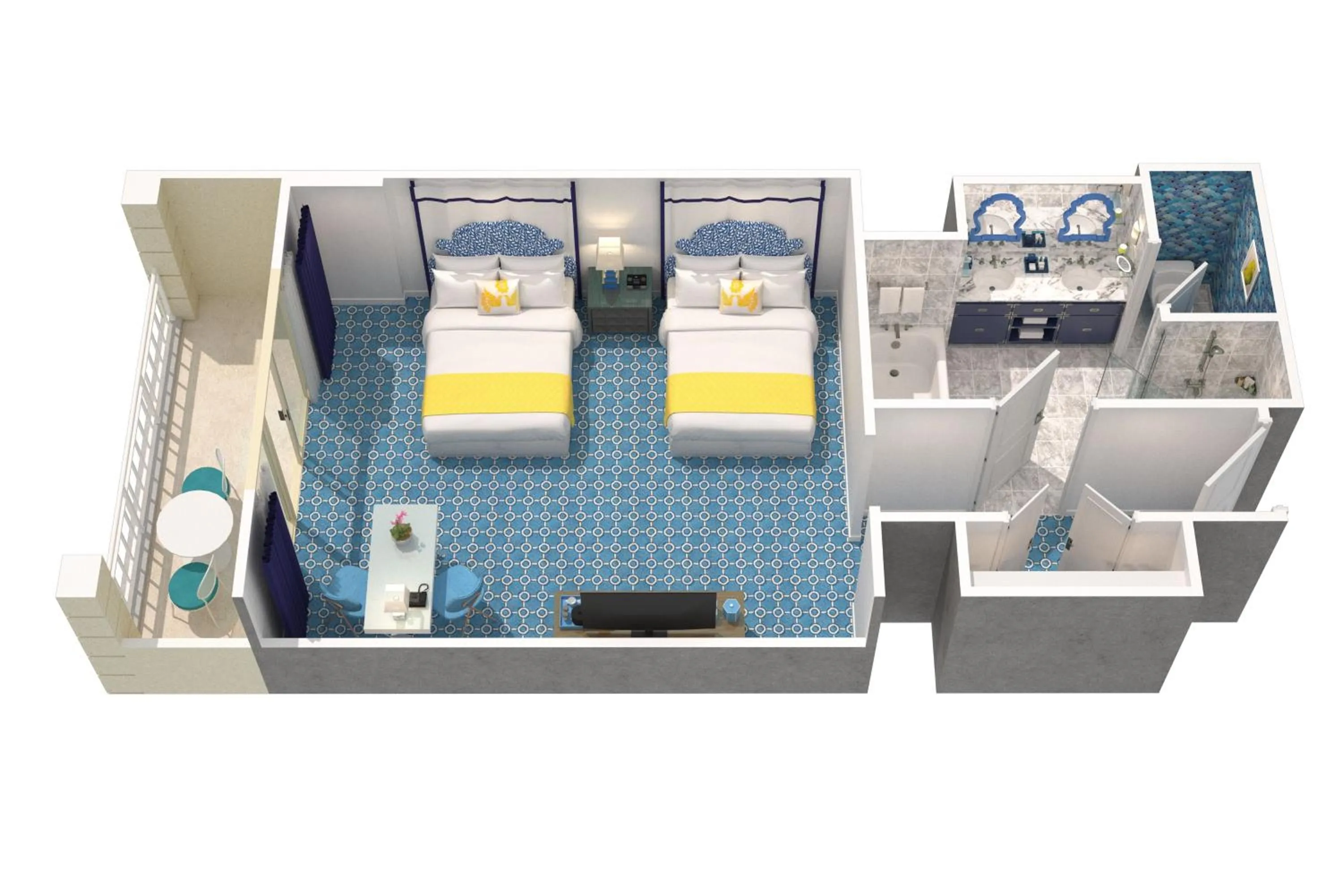 Living room in Eau Palm Beach Resort & Spa