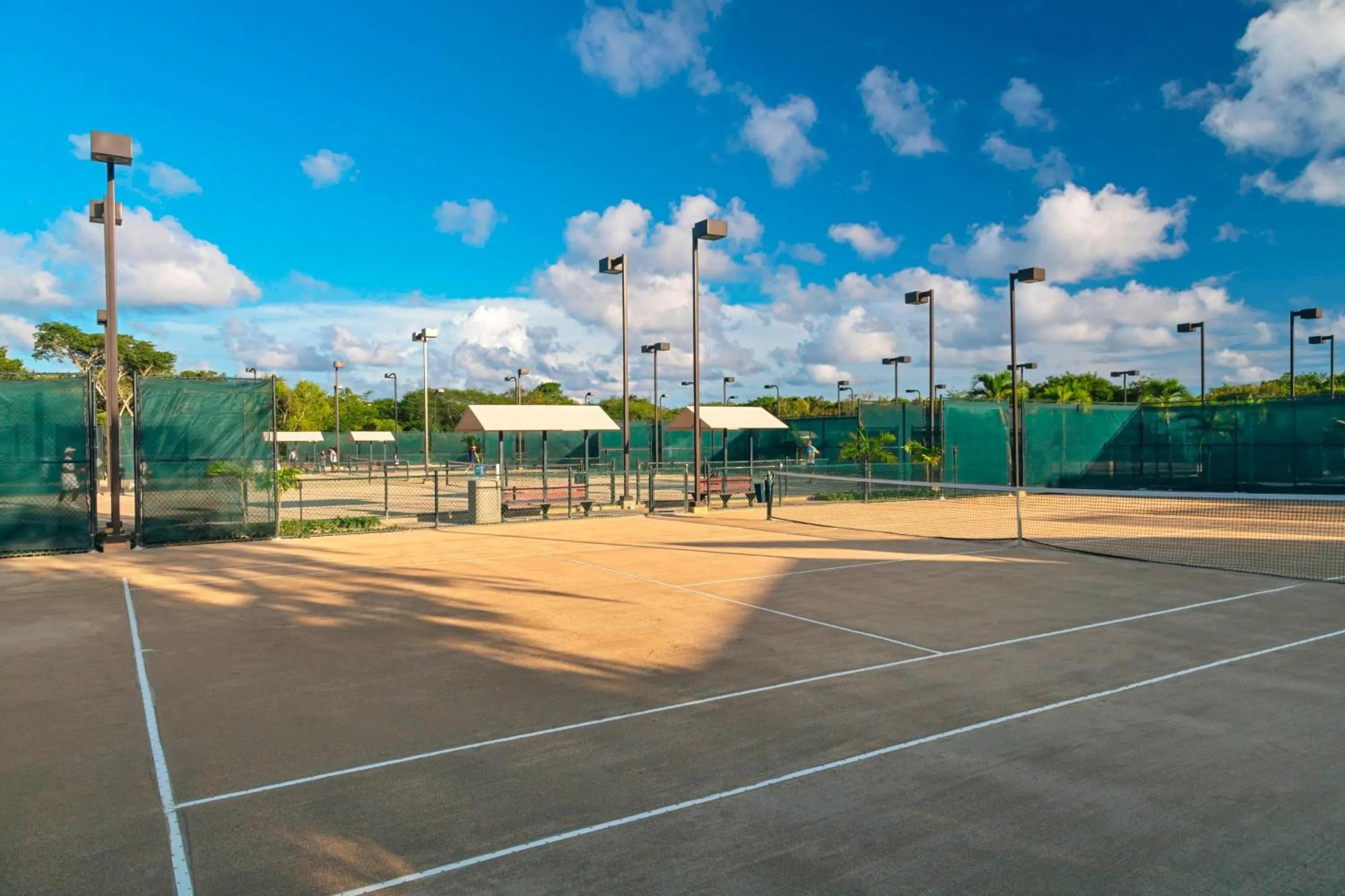 Tennis court in The Westin Puntacana Resort