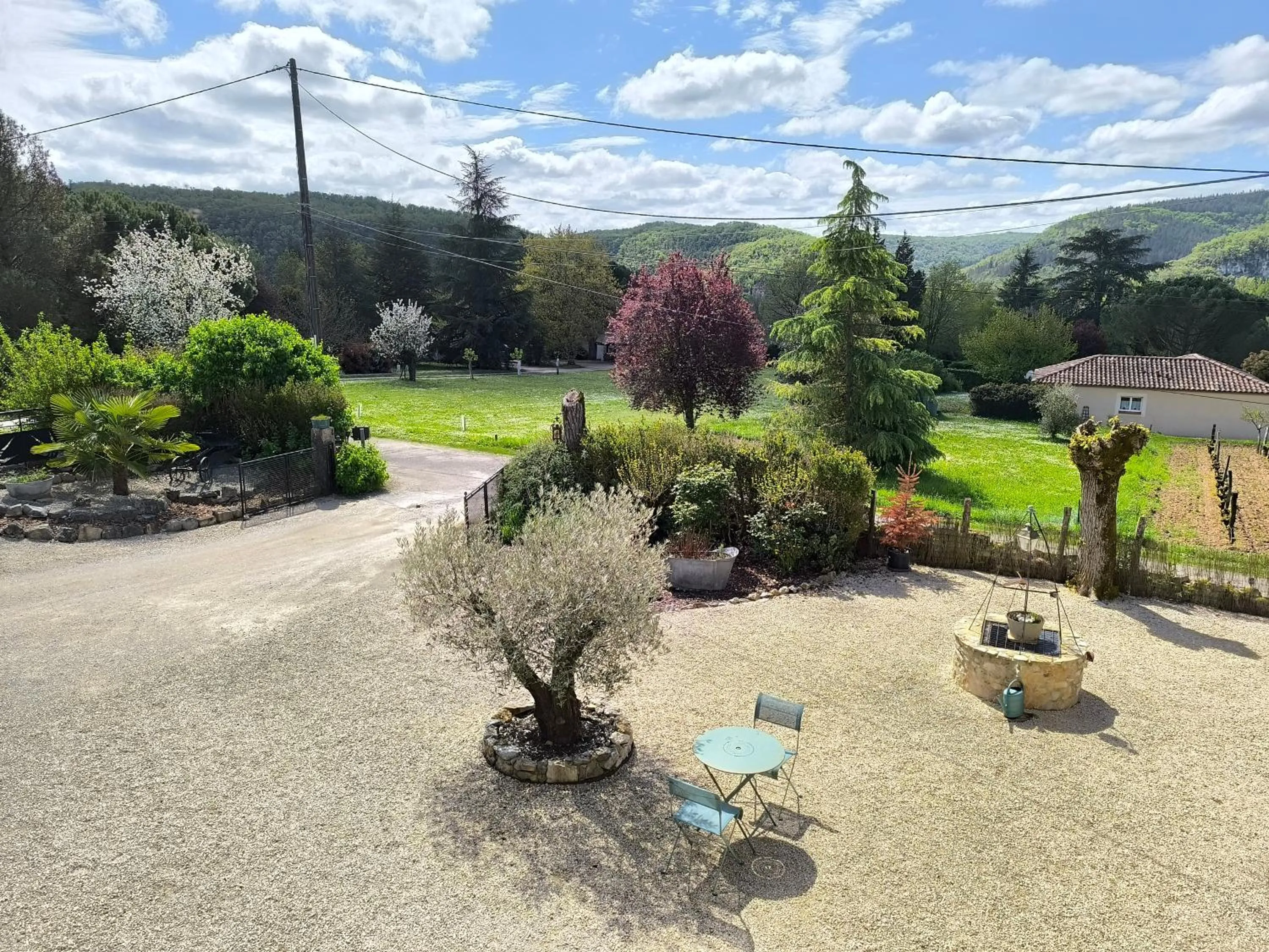 View (from property/room) in Le Puits de Garival