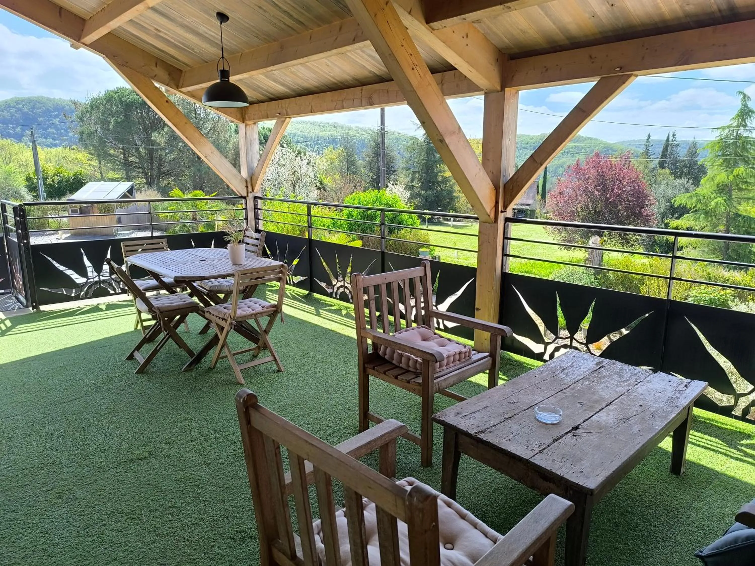 View (from property/room) in Le Puits de Garival