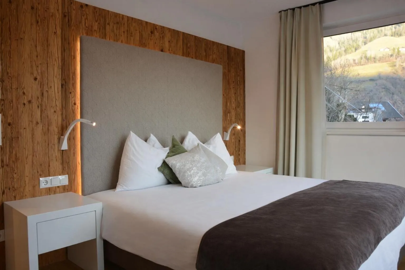 Bedroom, Bed in Panorama Residence Saltauserhof Resort