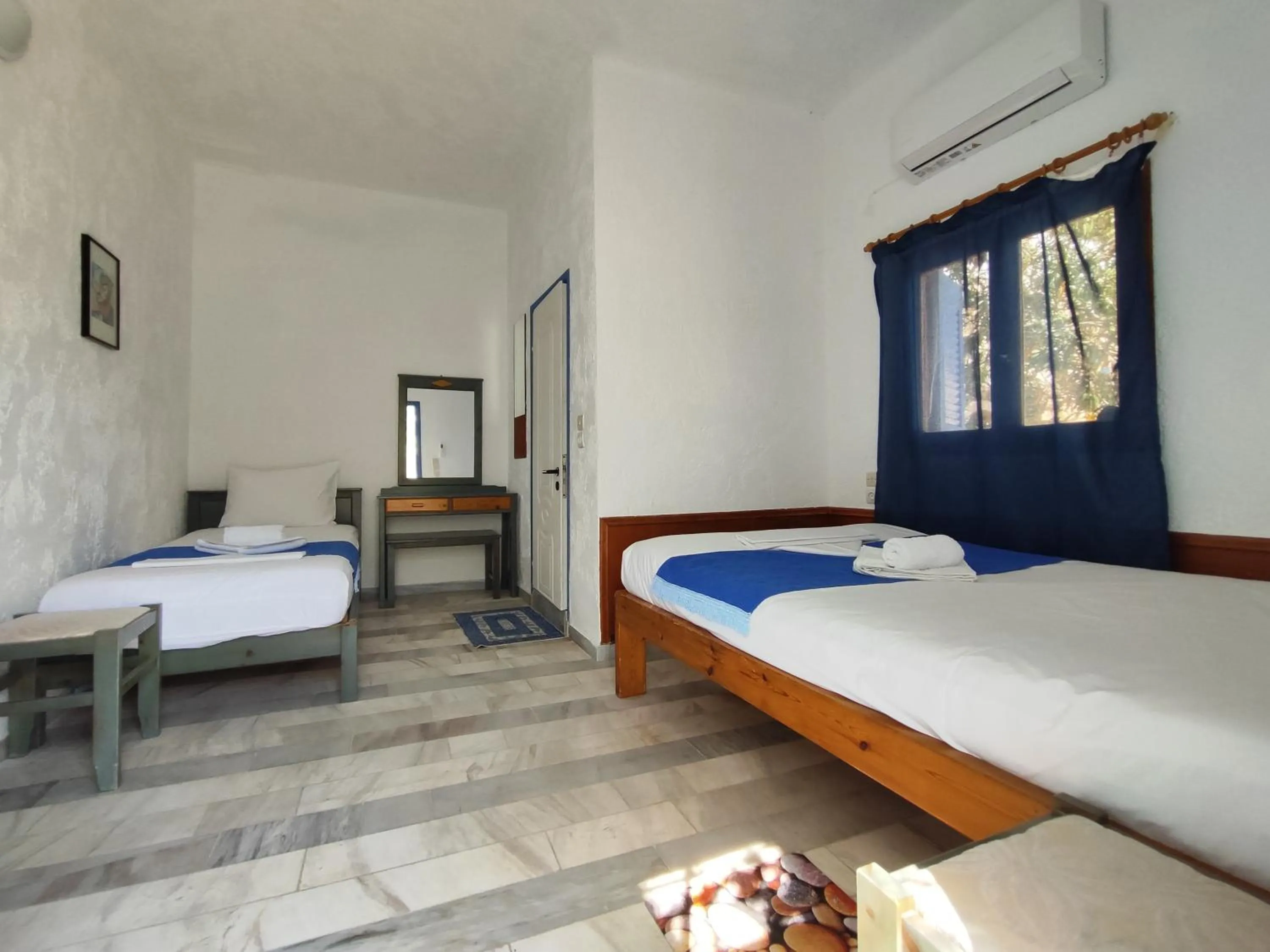 Bed in Oleander's Garden Traditional Cretan Cottage