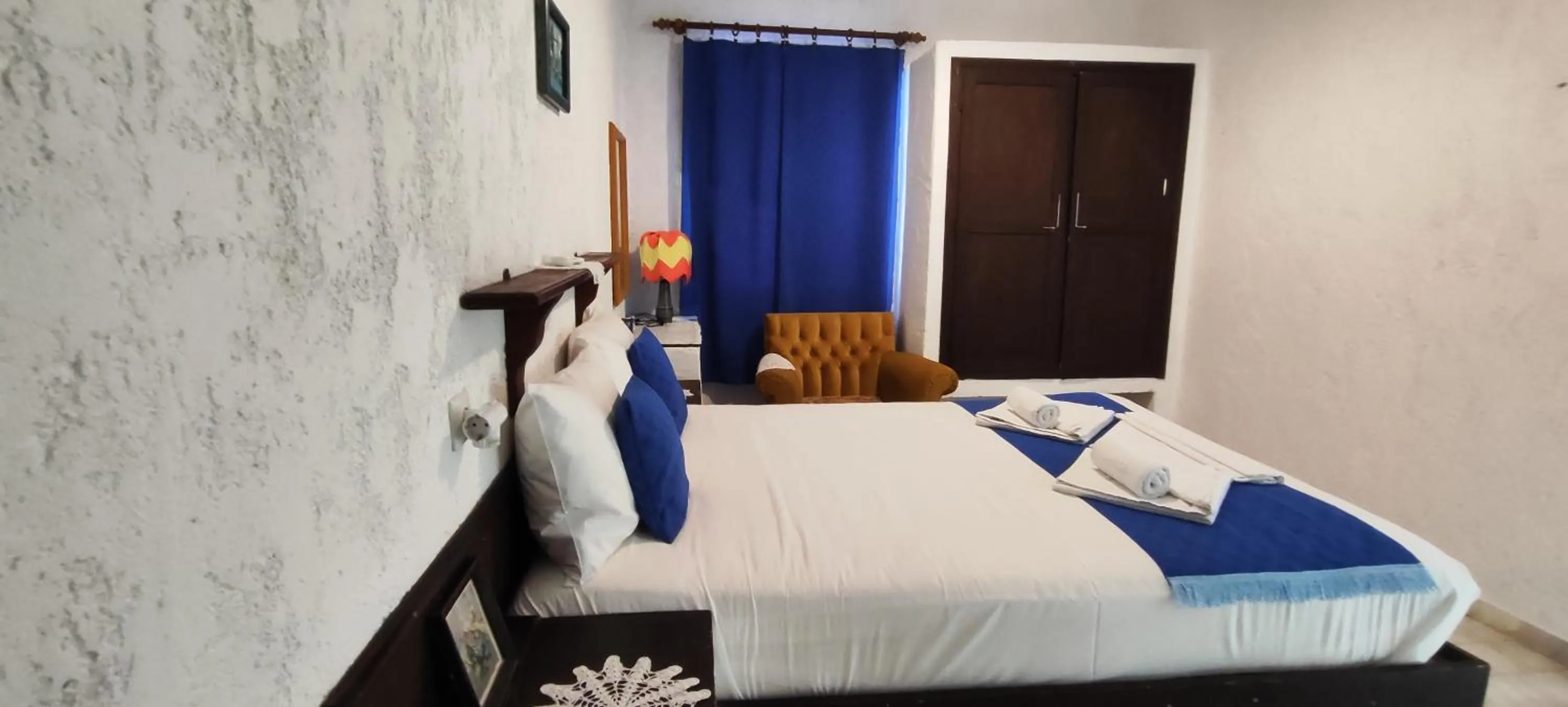 Bed in Oleander's Garden Traditional Cretan Cottage