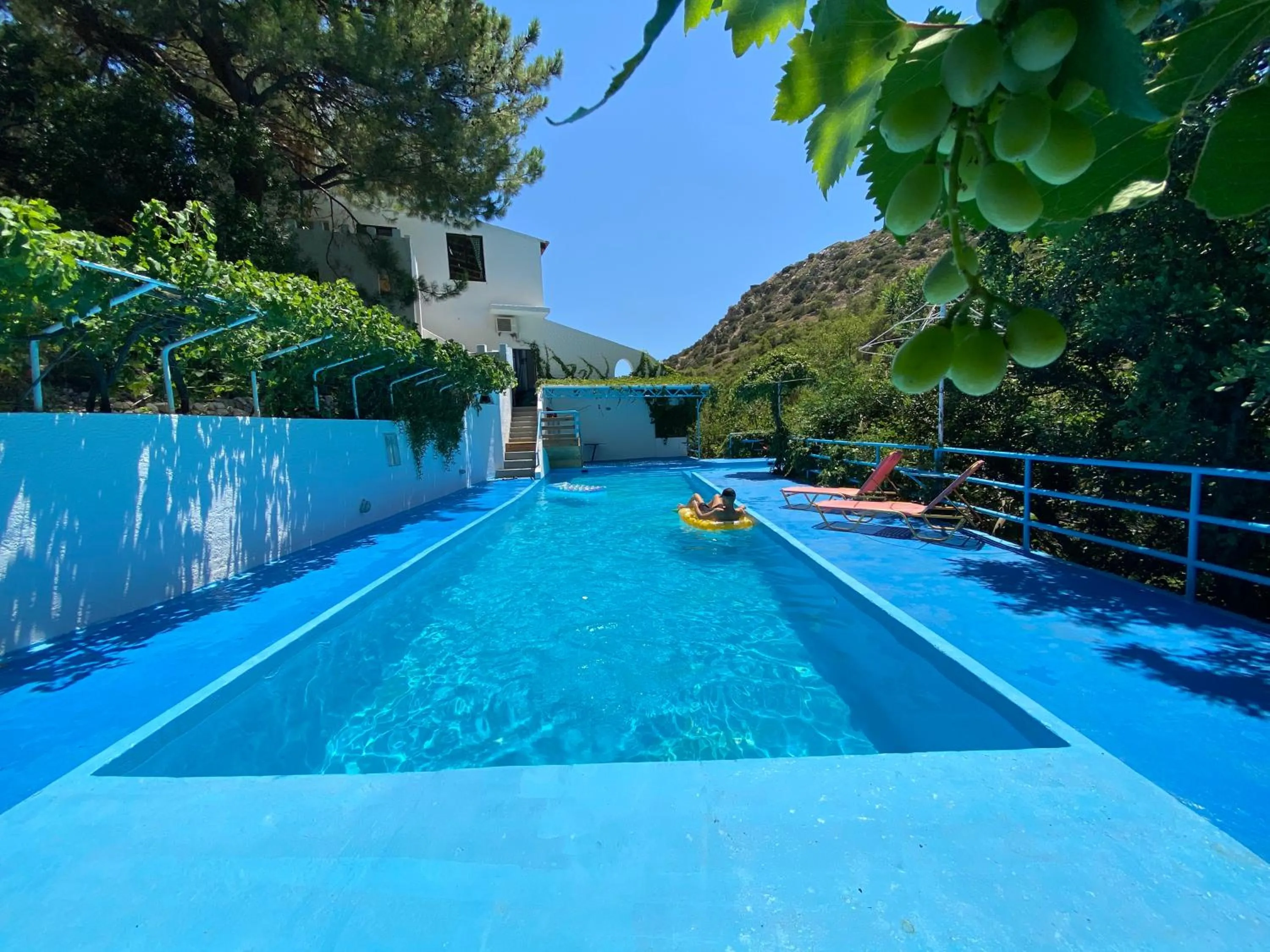 Swimming pool in Oleander's Garden Traditional Cretan Cottage
