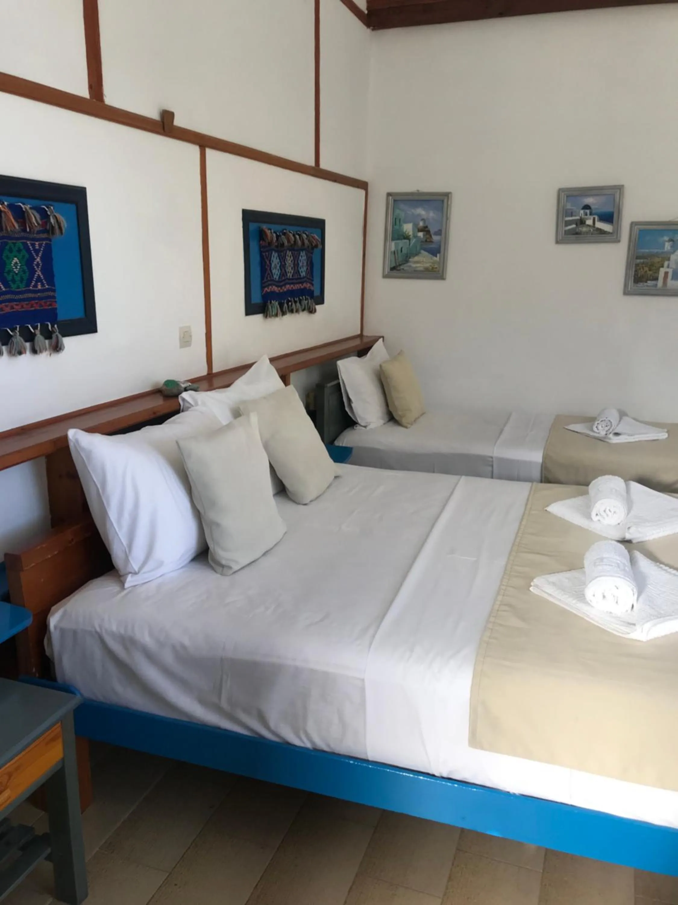 Bed in Oleander's Garden Traditional Cretan Cottage