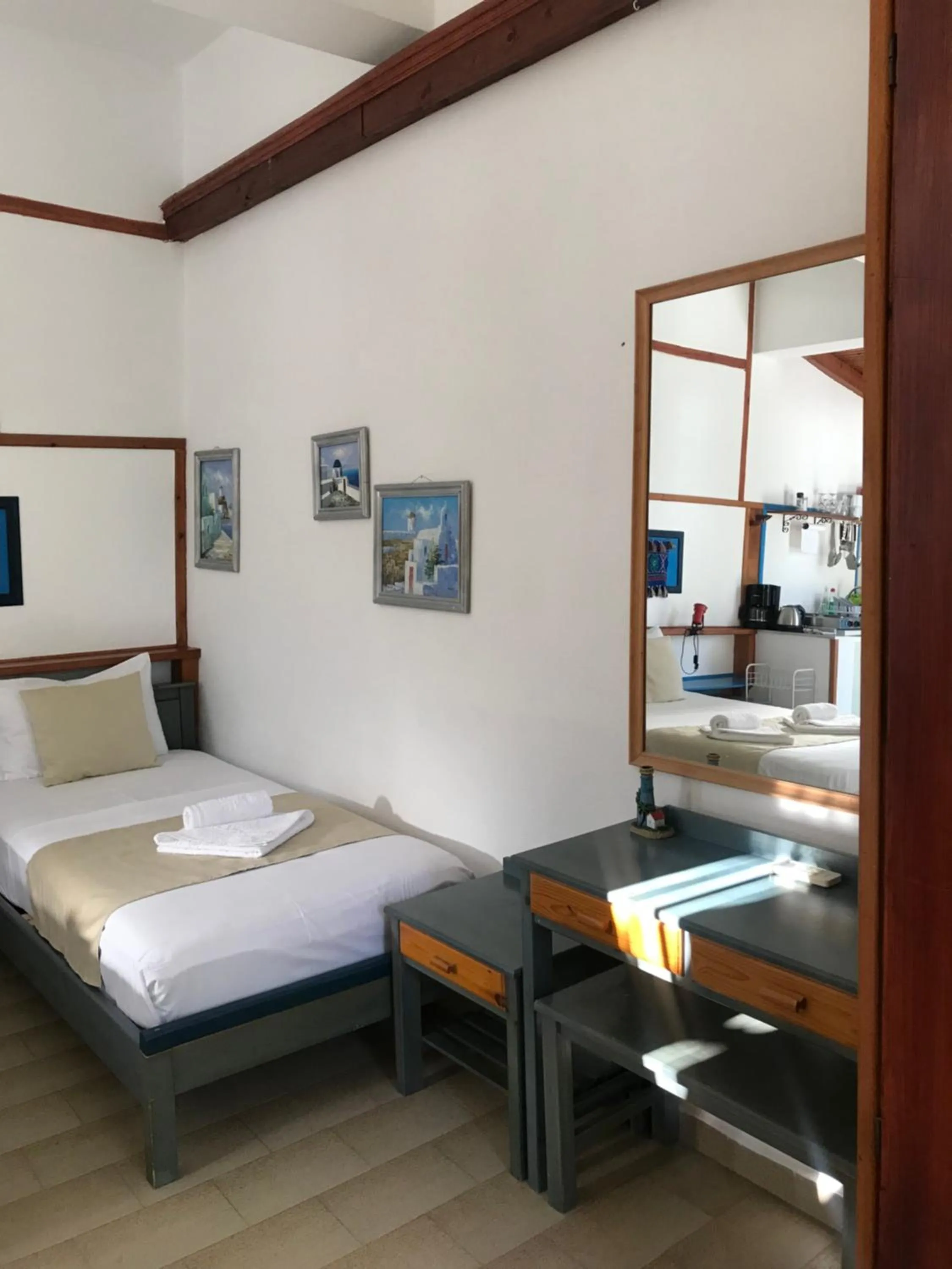 Bed in Oleander's Garden Traditional Cretan Cottage