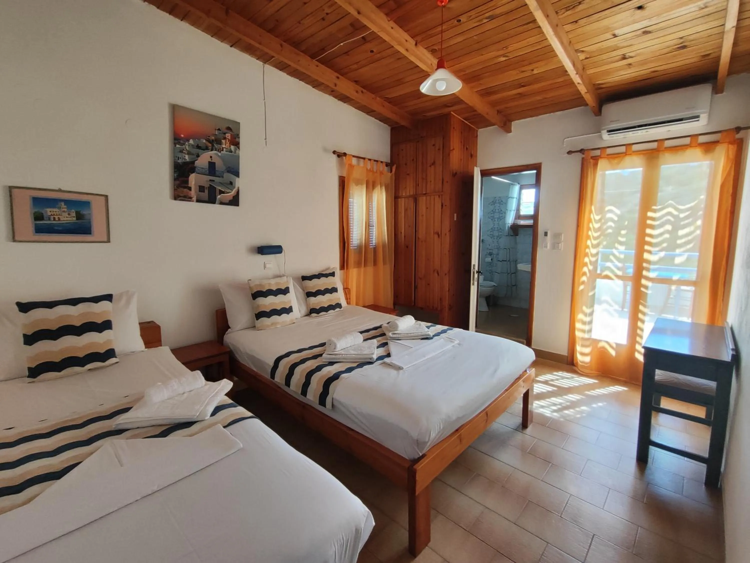 Bed in Oleander's Garden Traditional Cretan Cottage