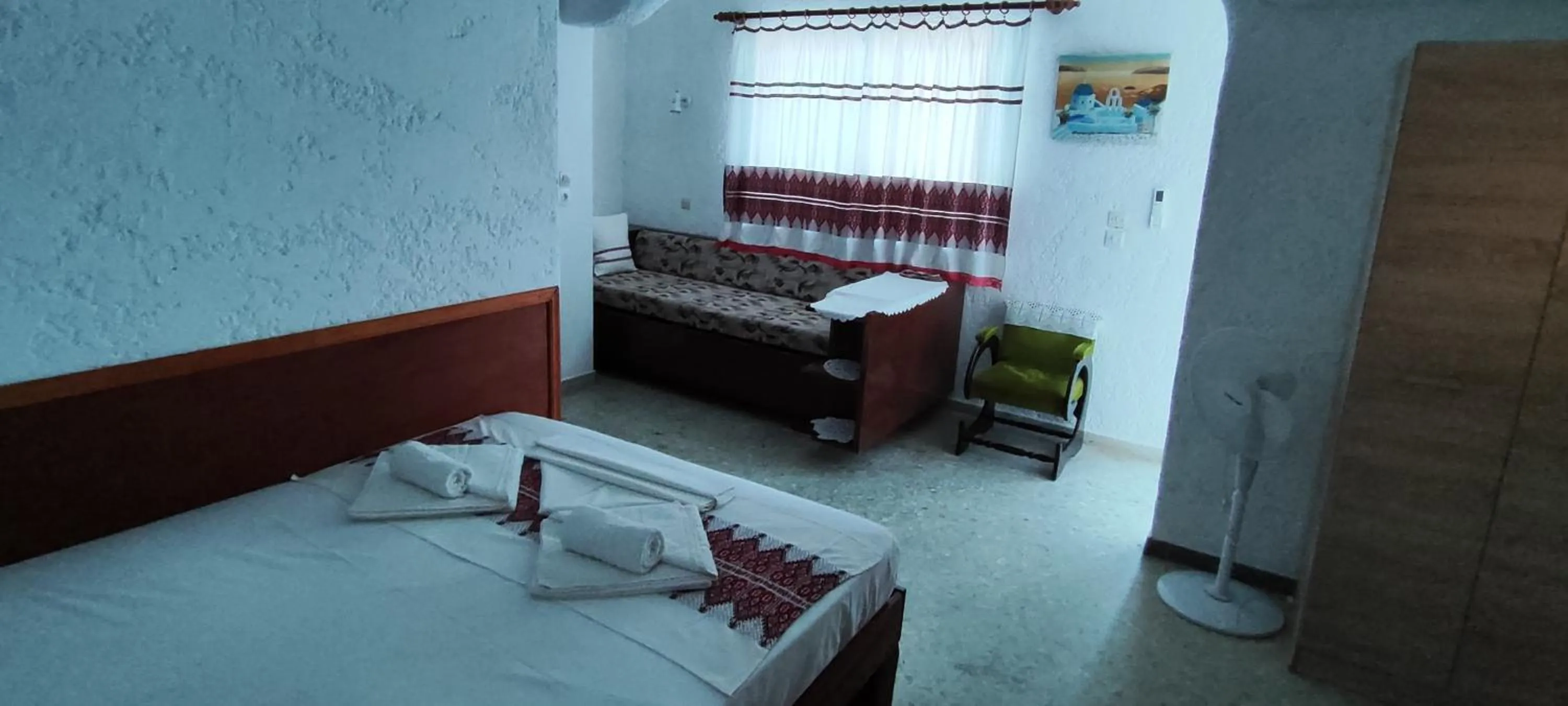 Bed in Oleander's Garden Traditional Cretan Cottage