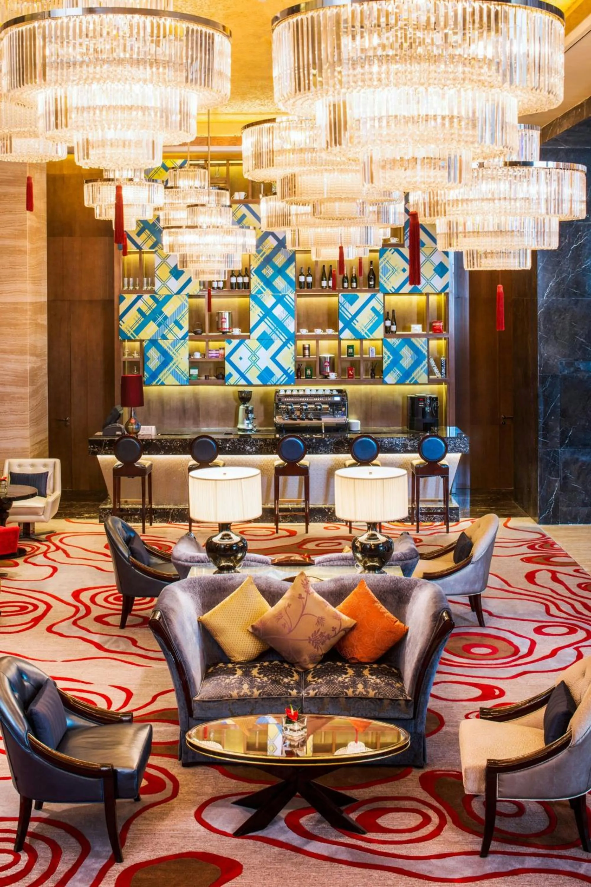Lounge or bar in Le Meridien Yixing Hotel