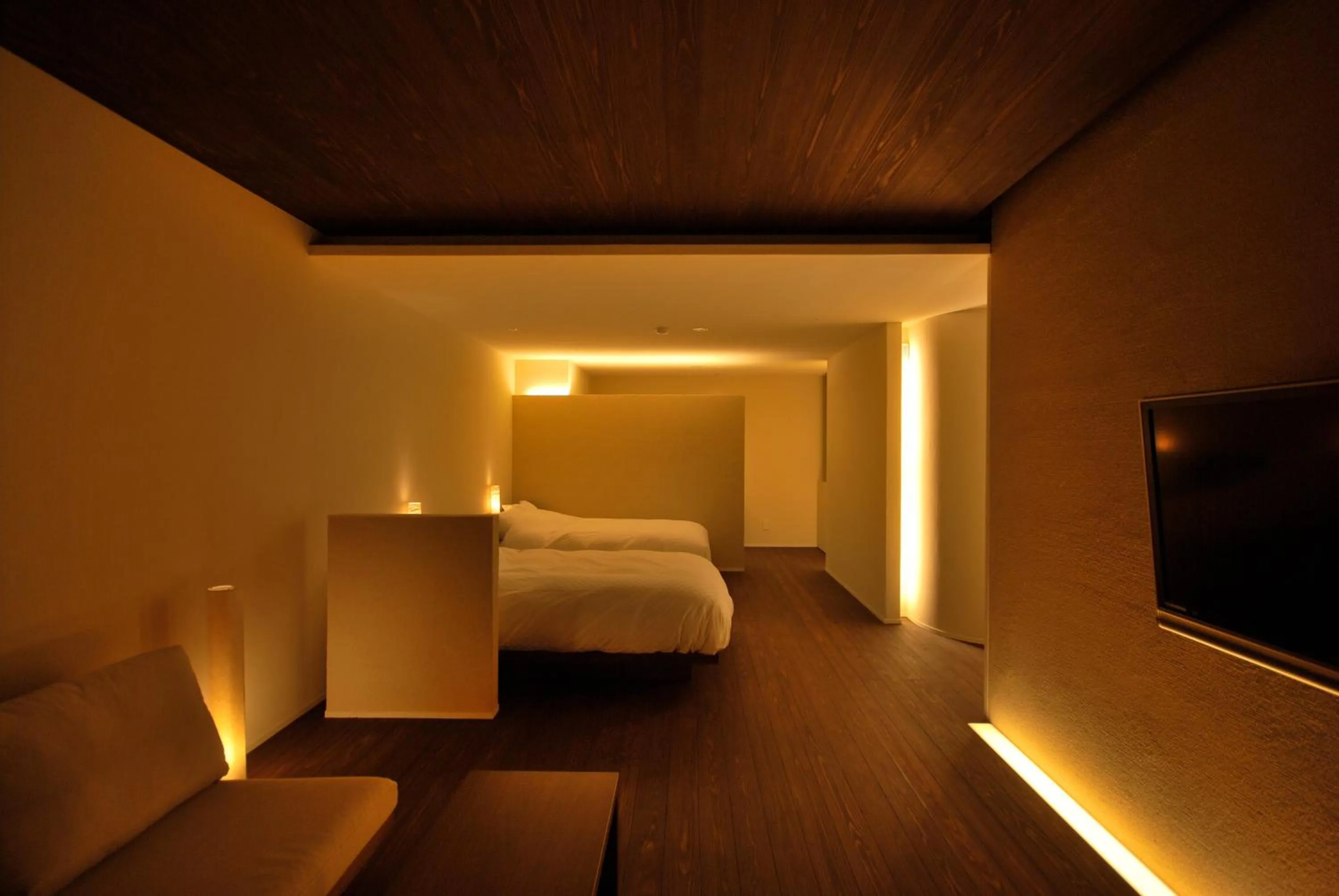 Photo of the whole room, Bed in Kawayu Onsen Fujiya