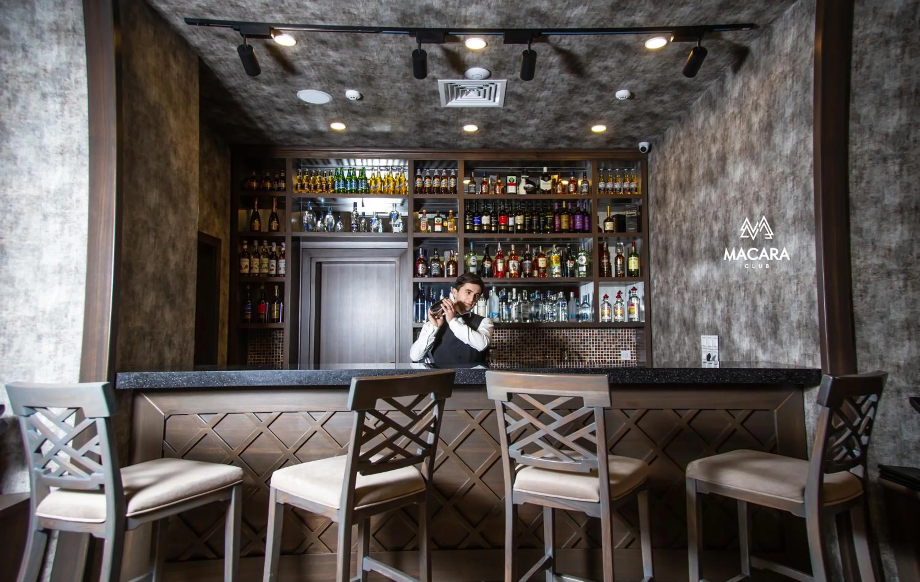 Lounge or bar in Macara Sheki City Hotel