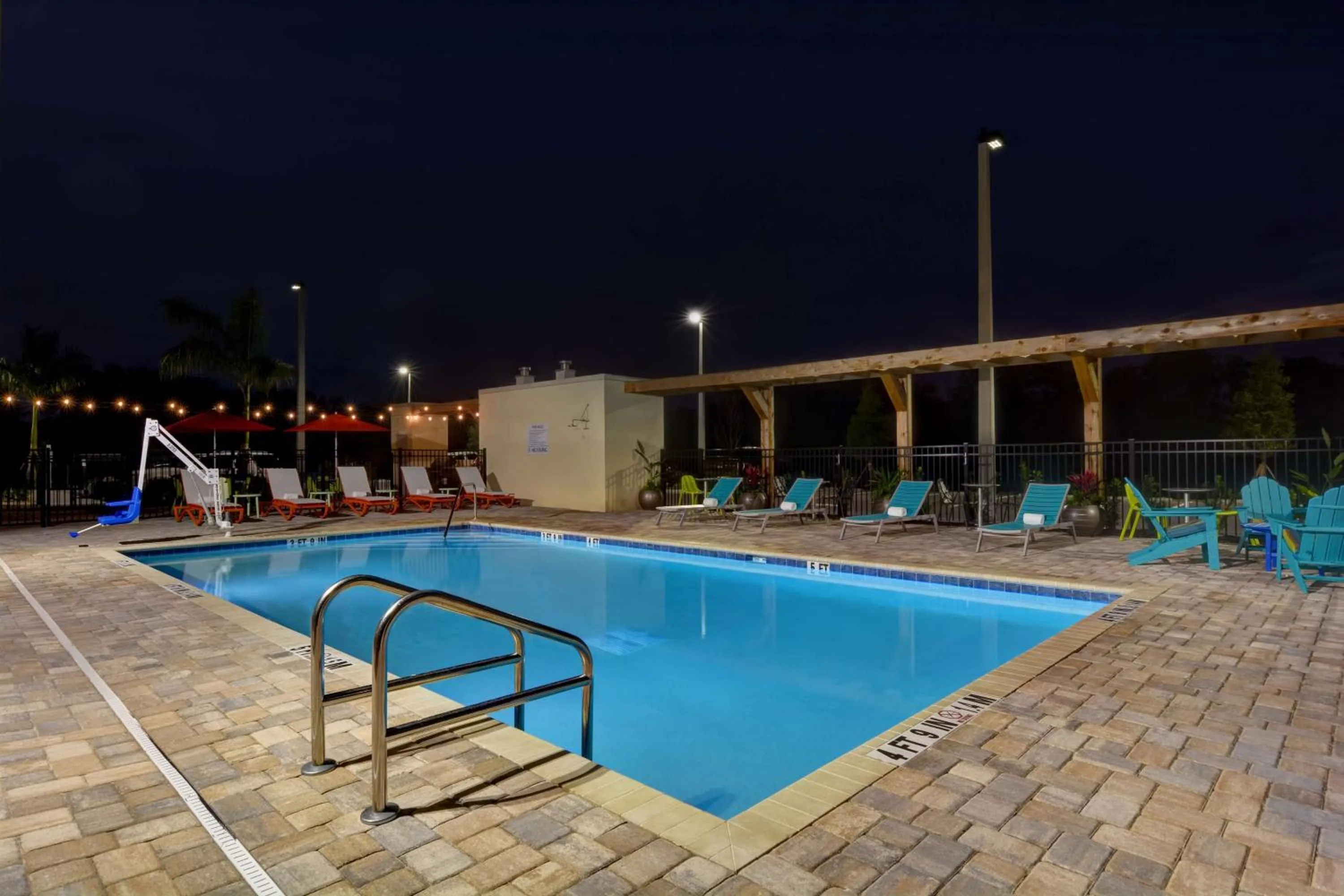 Pool view in Home2 Suites by Hilton, Sarasota I-75 Bee Ridge, Fl