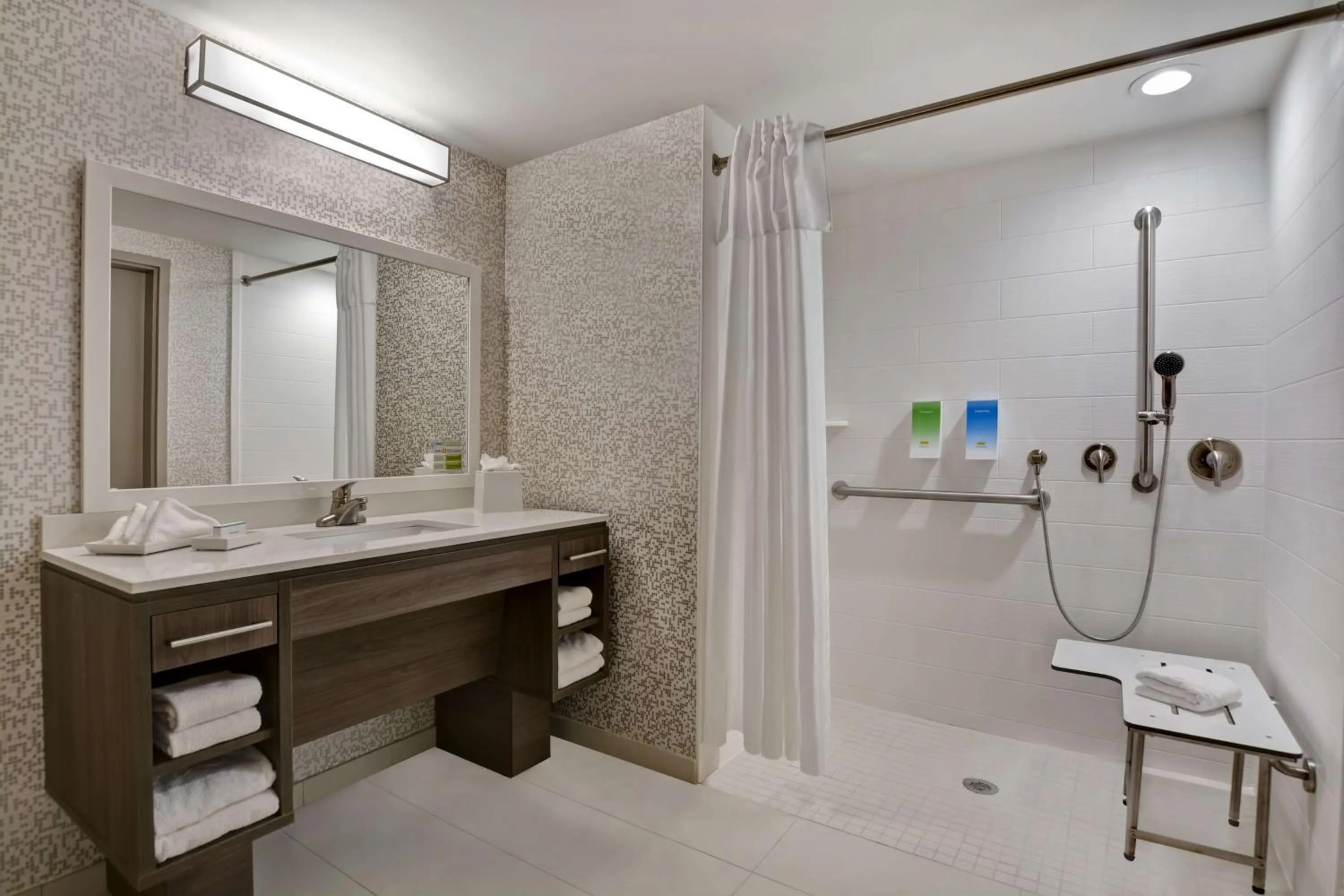 Bathroom in Home2 Suites by Hilton, Sarasota I-75 Bee Ridge, Fl