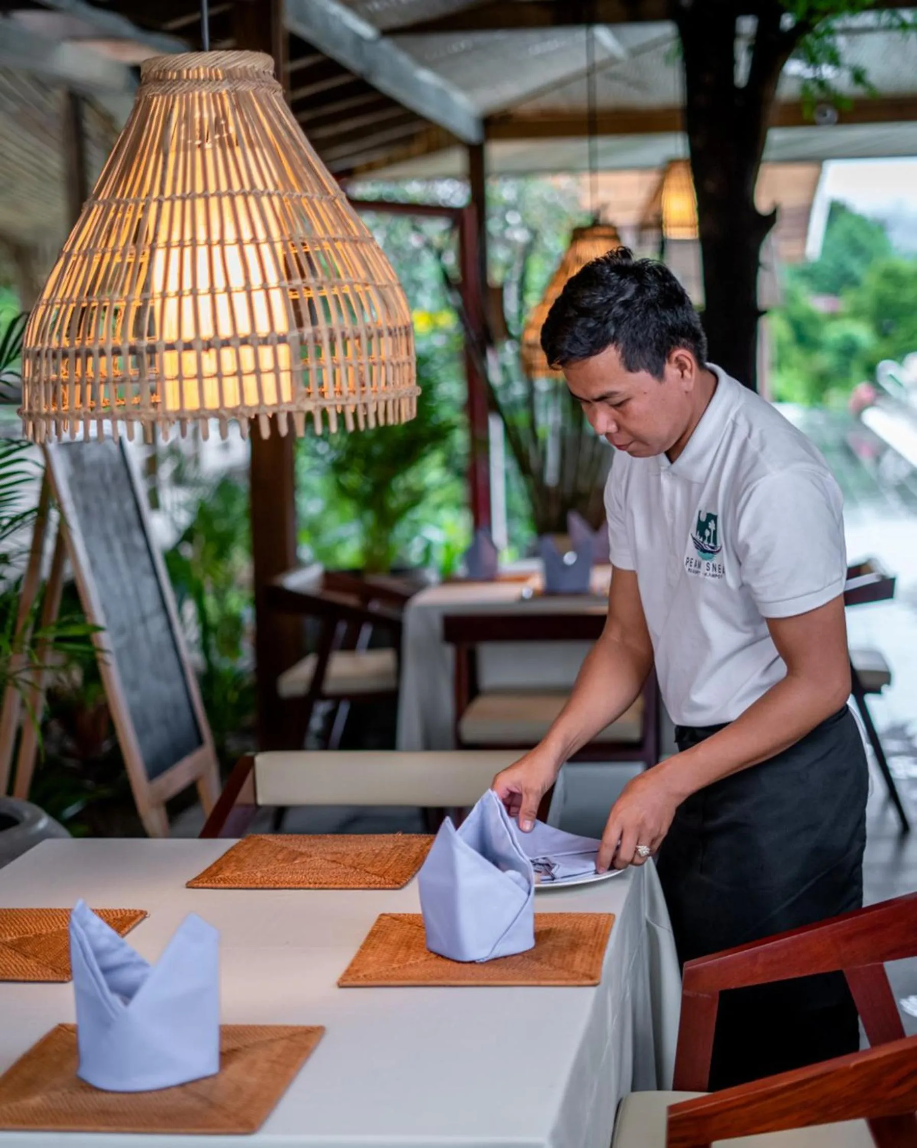 Staff in Peam Snea Resort