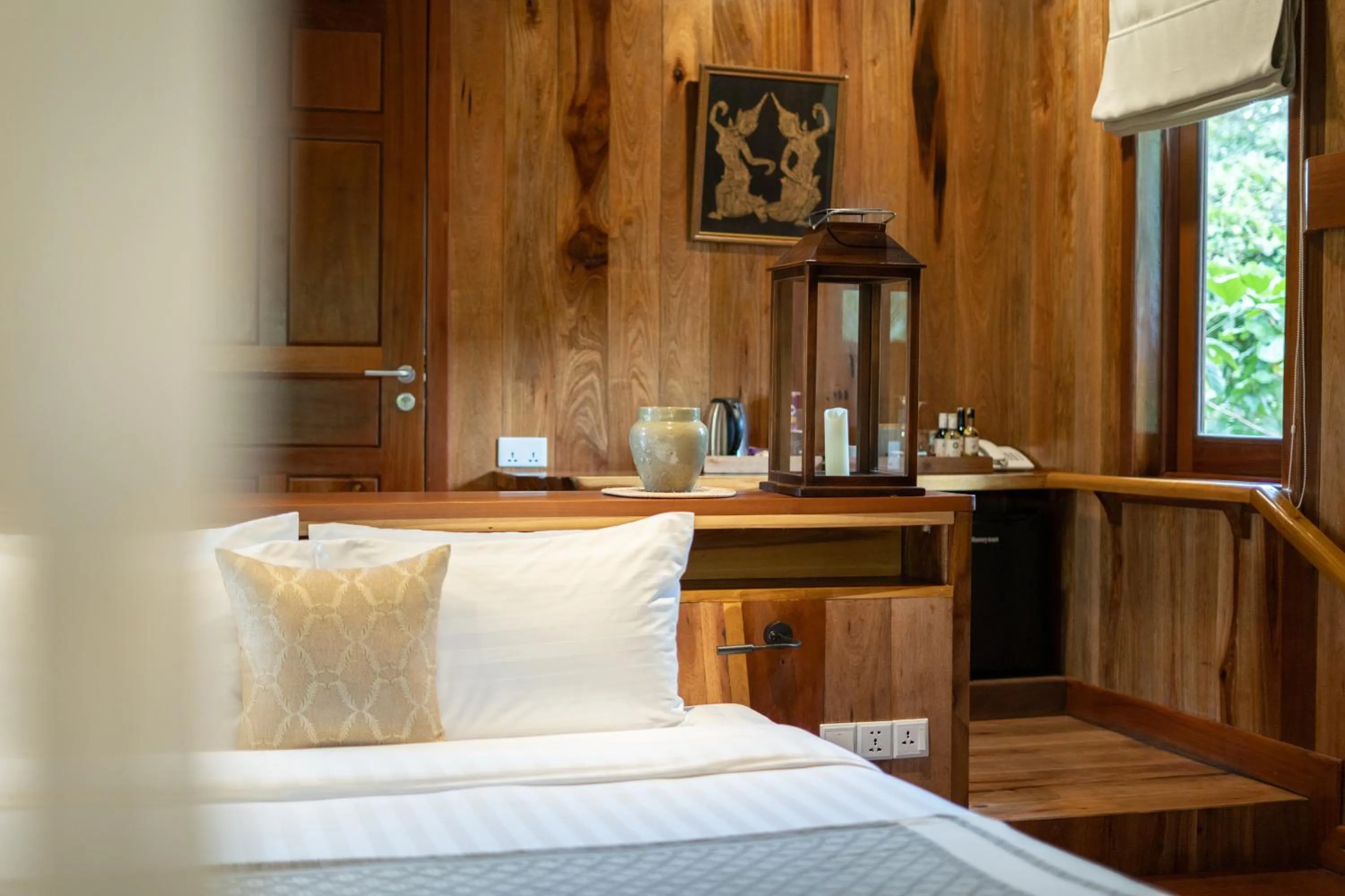 Bed in Peam Snea Resort