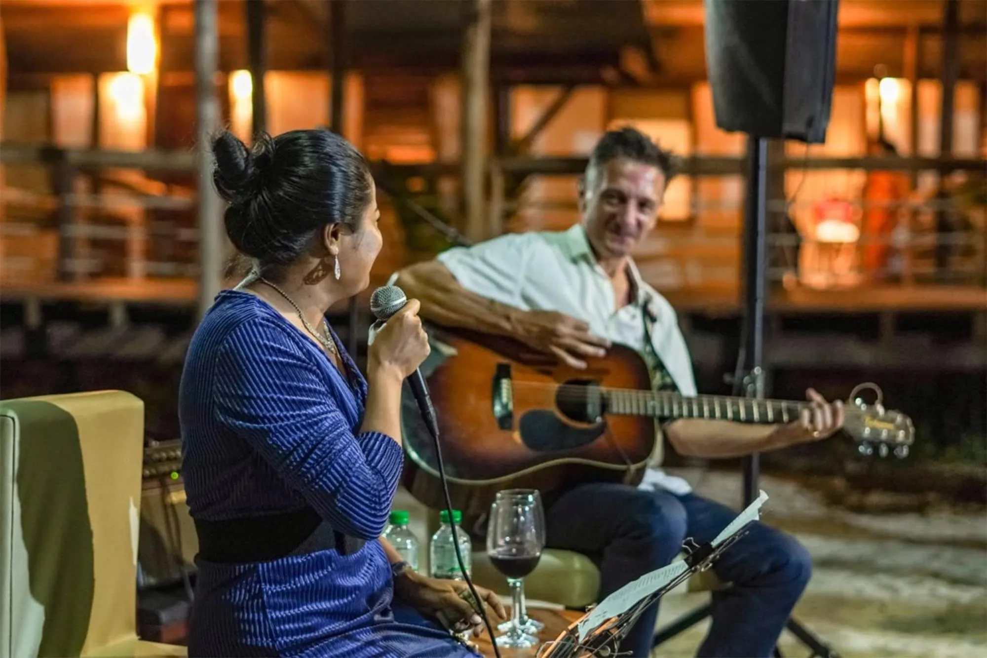 People in Peam Snea Resort