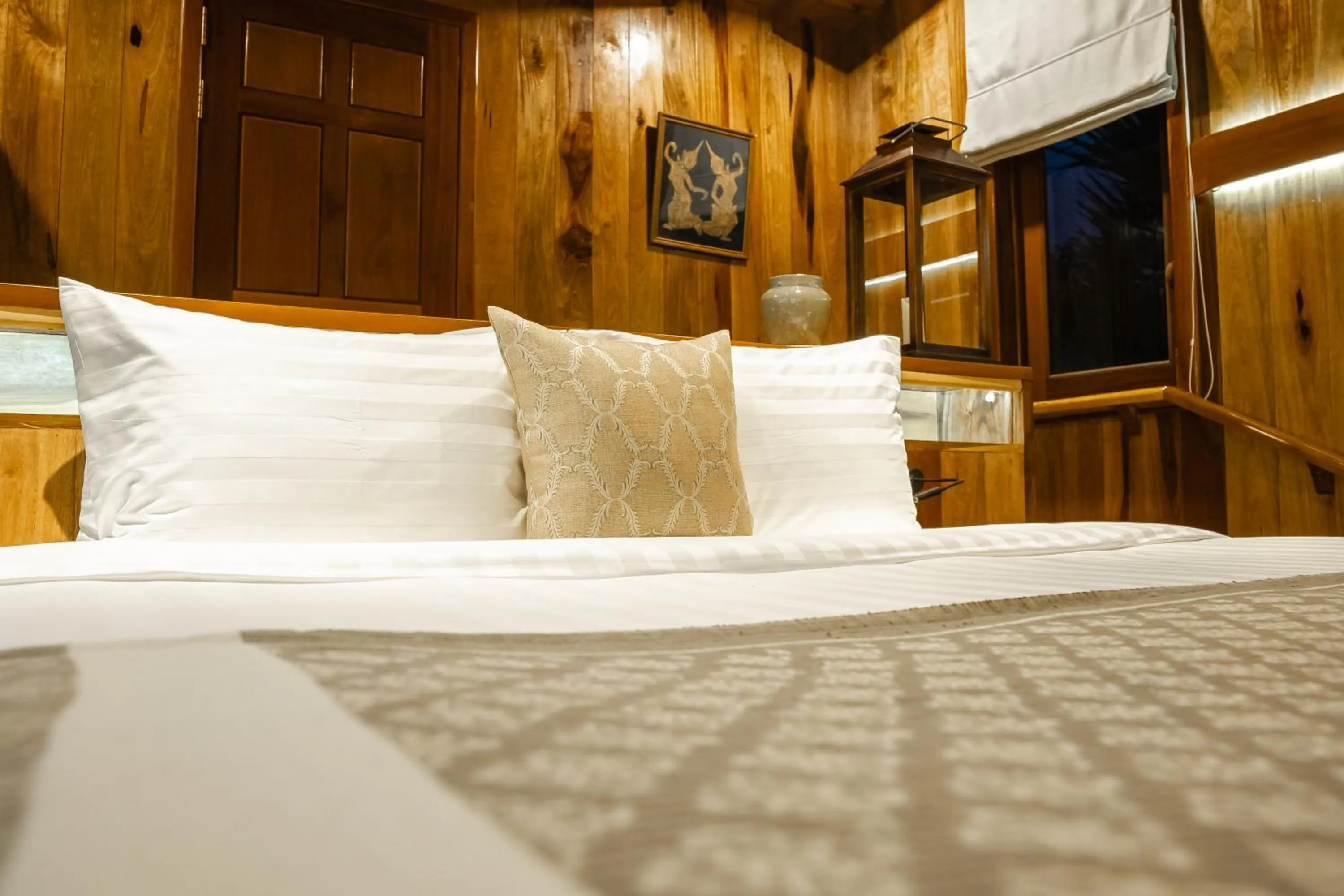 Bed in Peam Snea Resort