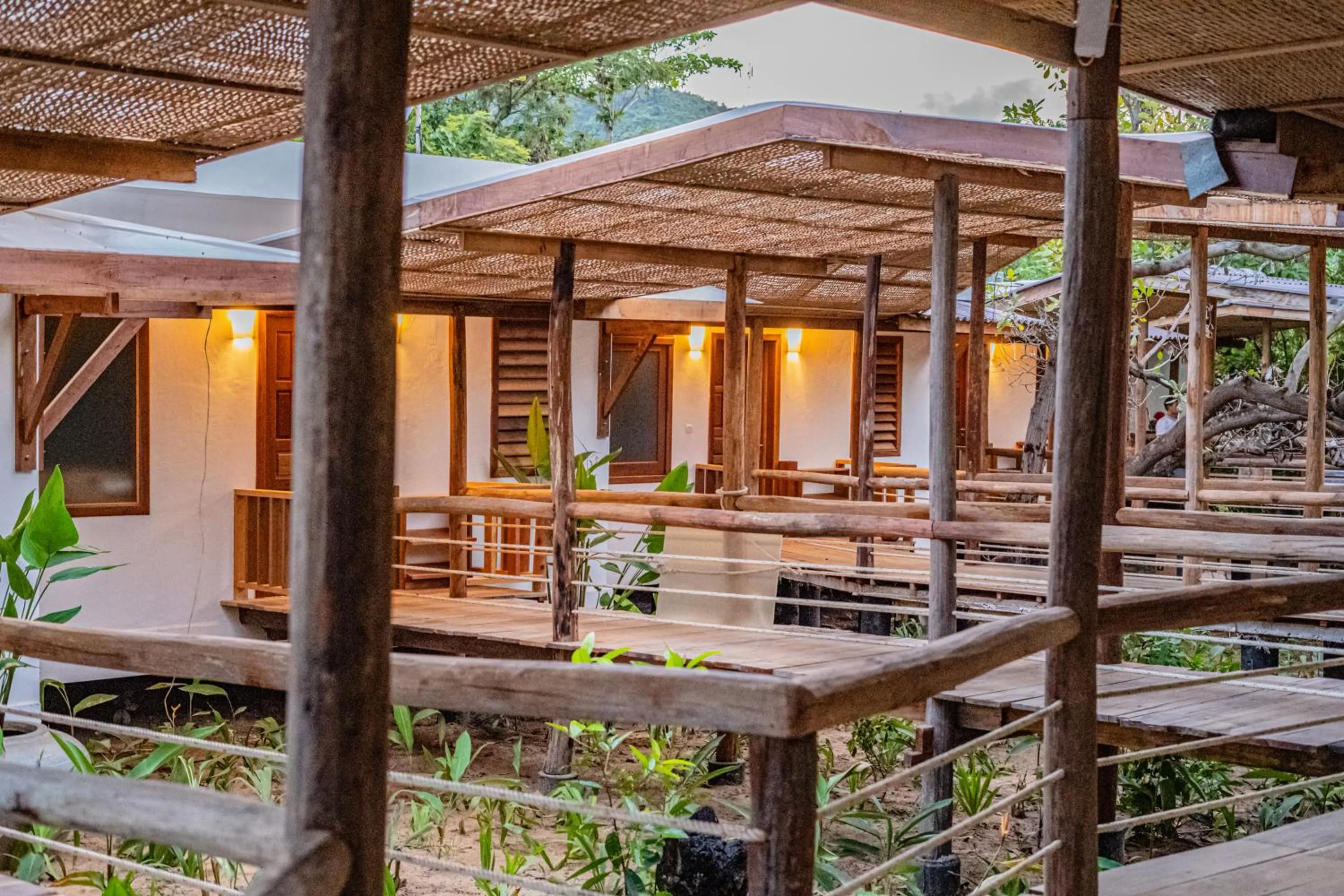 Patio in Peam Snea Resort