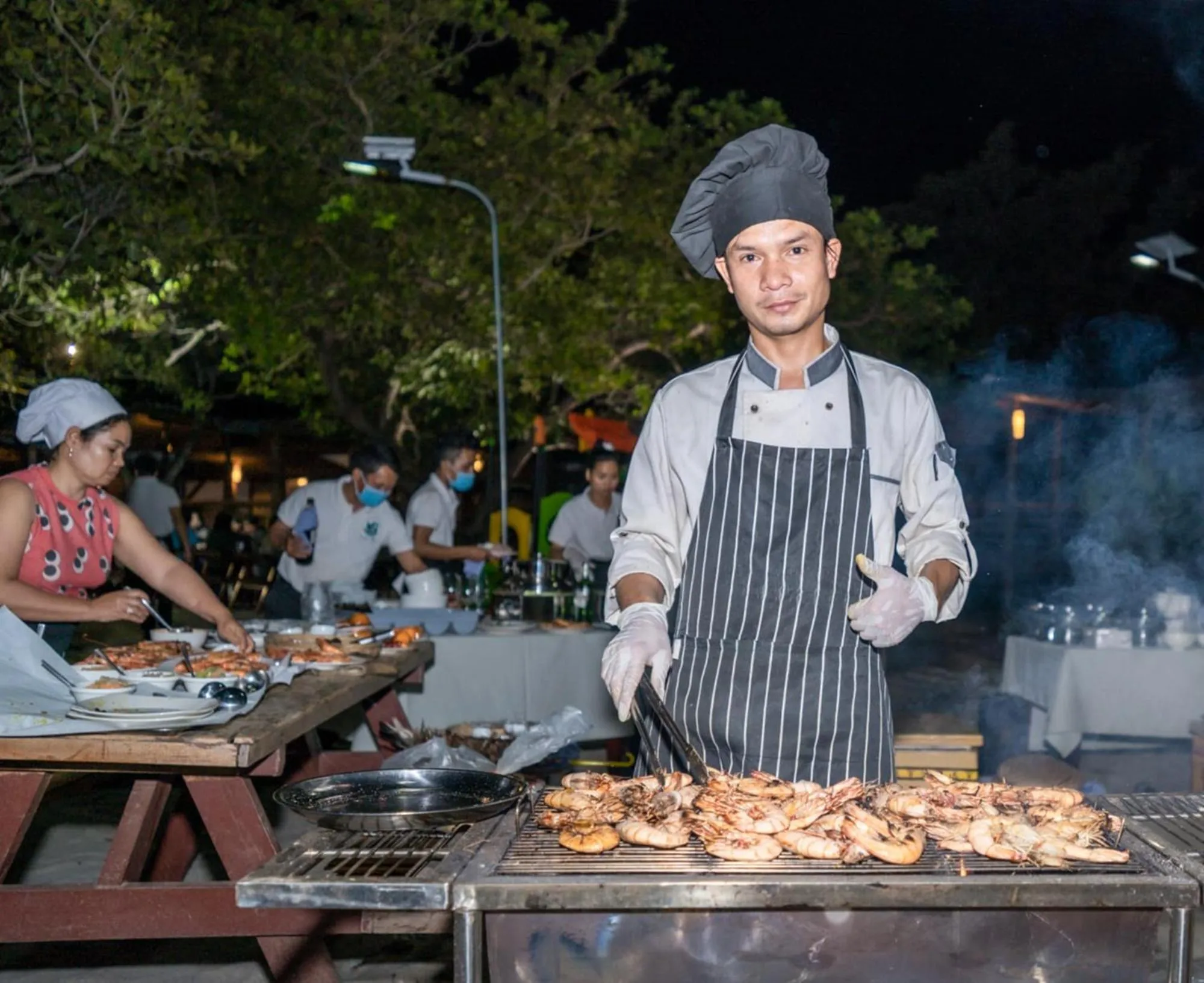 BBQ facilities in Peam Snea Resort