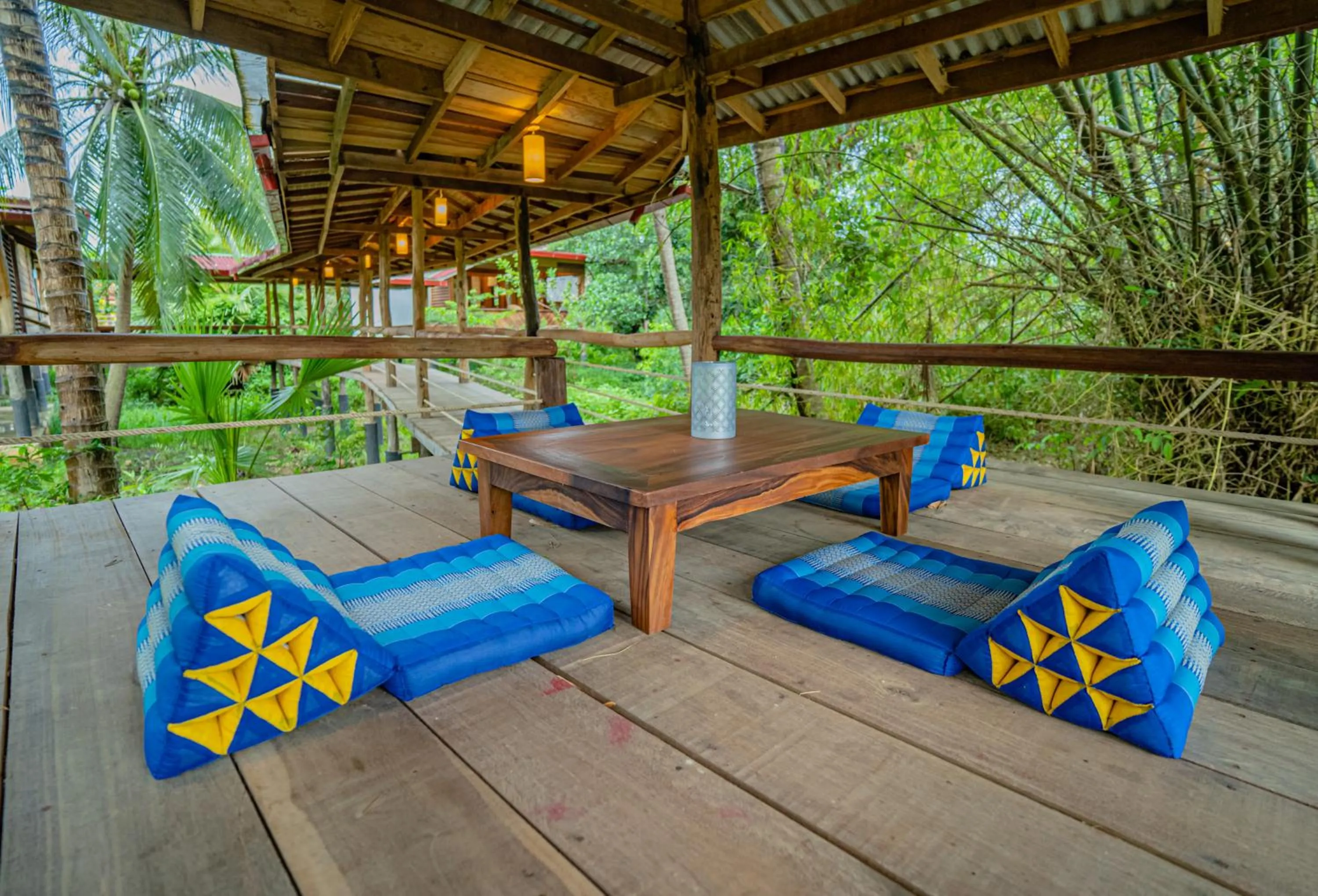 Patio in Peam Snea Resort