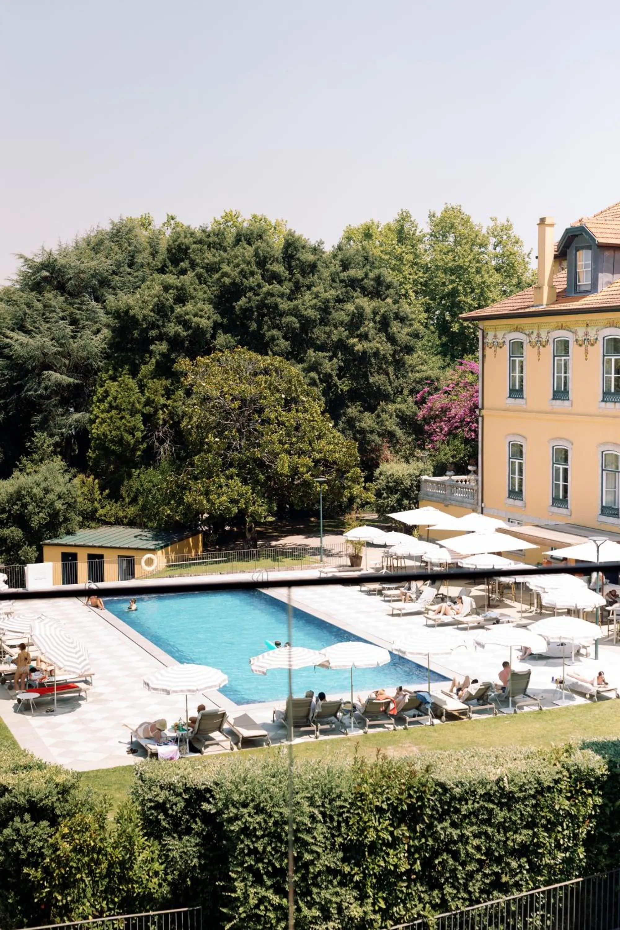 Pool view in Boeira Garden Hotel Porto Gaia, Curio Collection by Hilton